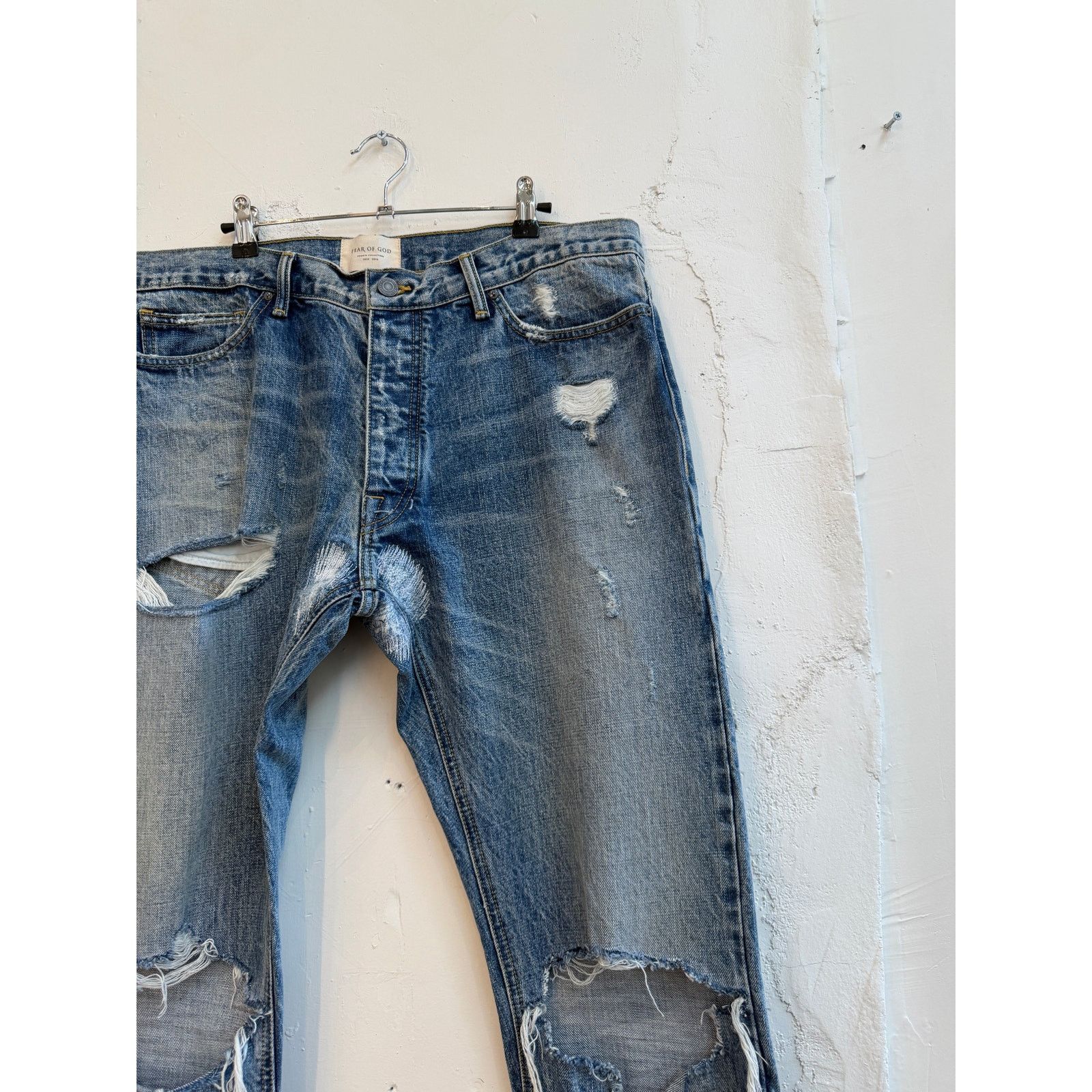 Fear of God Fear of God 4th Collection Second Batch Vintage Denim Jeans Size US 36 / EU 52 - 4 Thumbnail