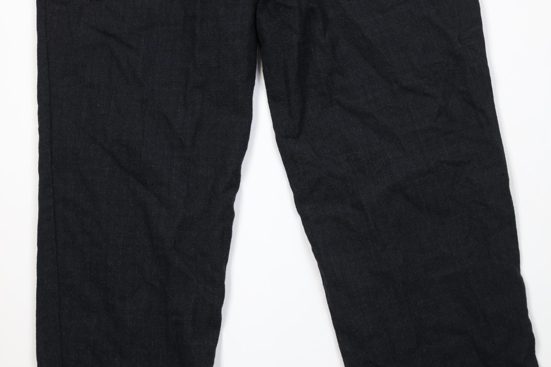 Vintage Vintage 90s Streetwear Straight Leg Chino Pants Dark Gray Size US 29 - 13 Thumbnail