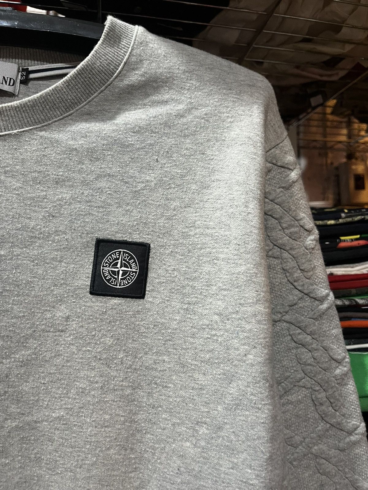 Vintage Stone Island Sweatshirt Logo (bootleg) Size US M / EU 48-50 / 2 - 3 Thumbnail