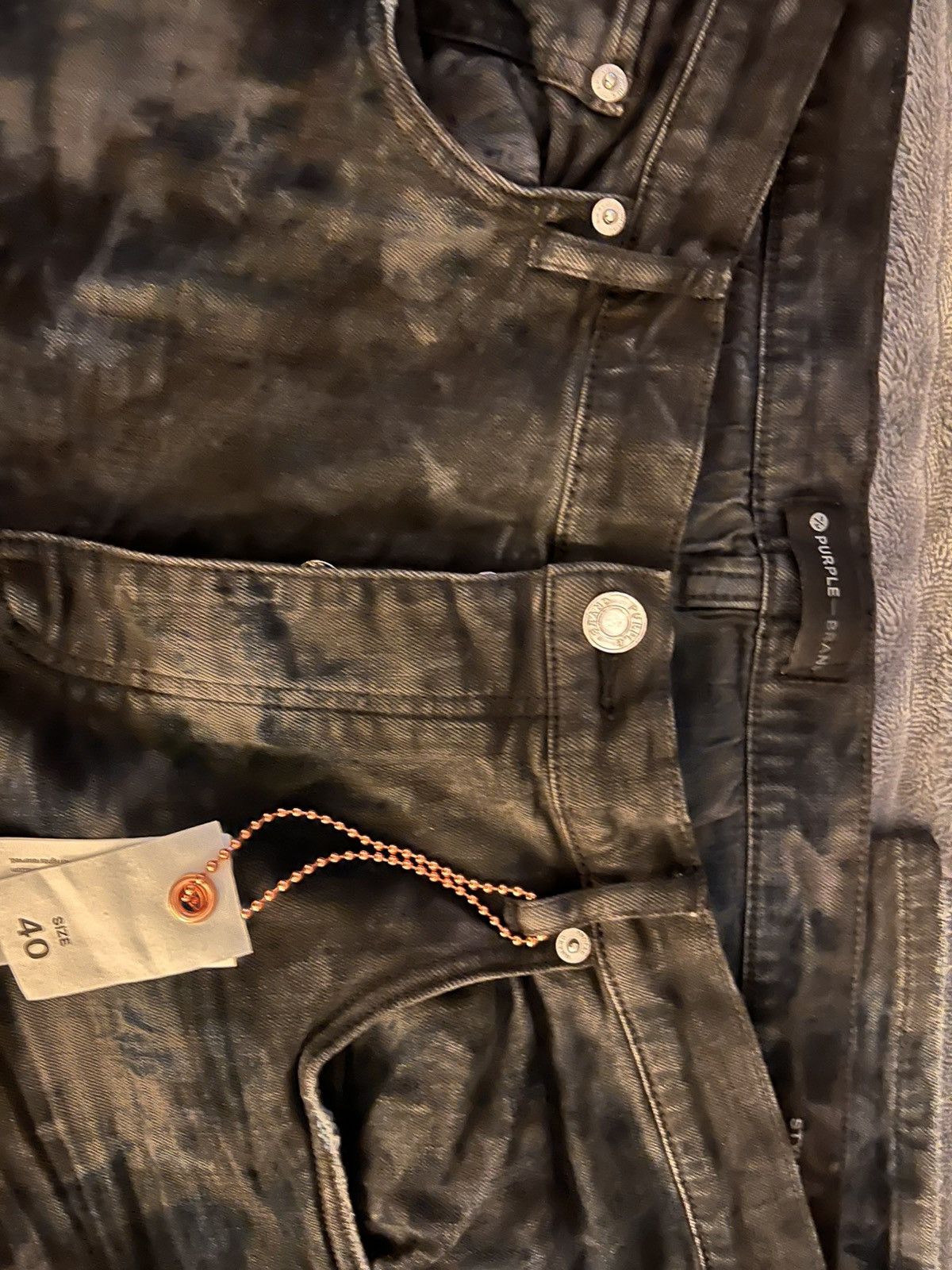 Purple Brand Purple Brand P001 Marbled Jeans Size US 40 / EU 56 - 5 Thumbnail