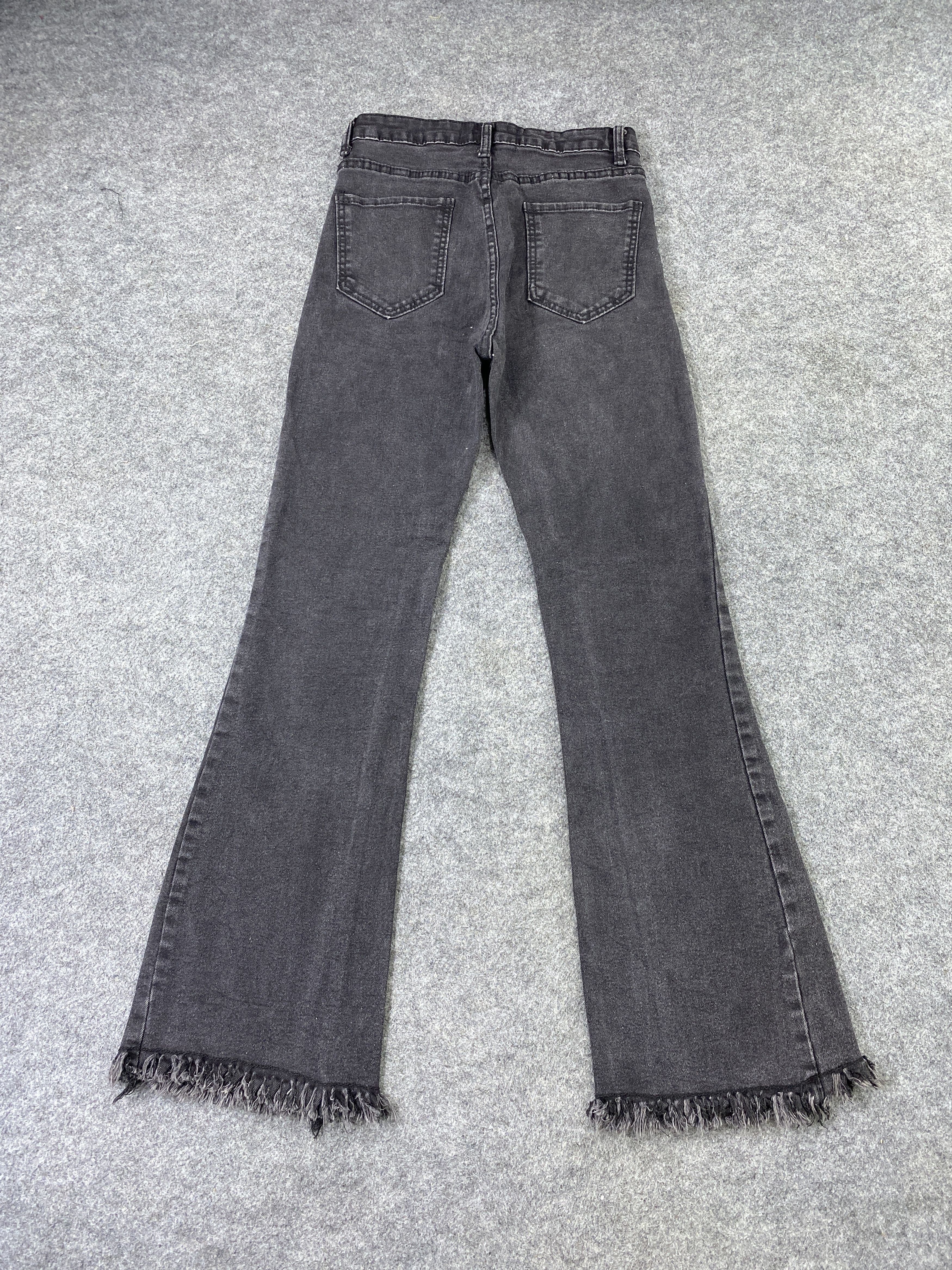 Japanese Brand Japanese Brand Smile Orchid Black Flare Jeans - J1063 Size 25" / US 0 / IT 36 - 4 Thumbnail