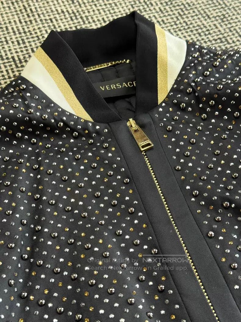 Versace Versace Rework full diamond jacket Size L / US 10 / IT 46 - 5 Thumbnail