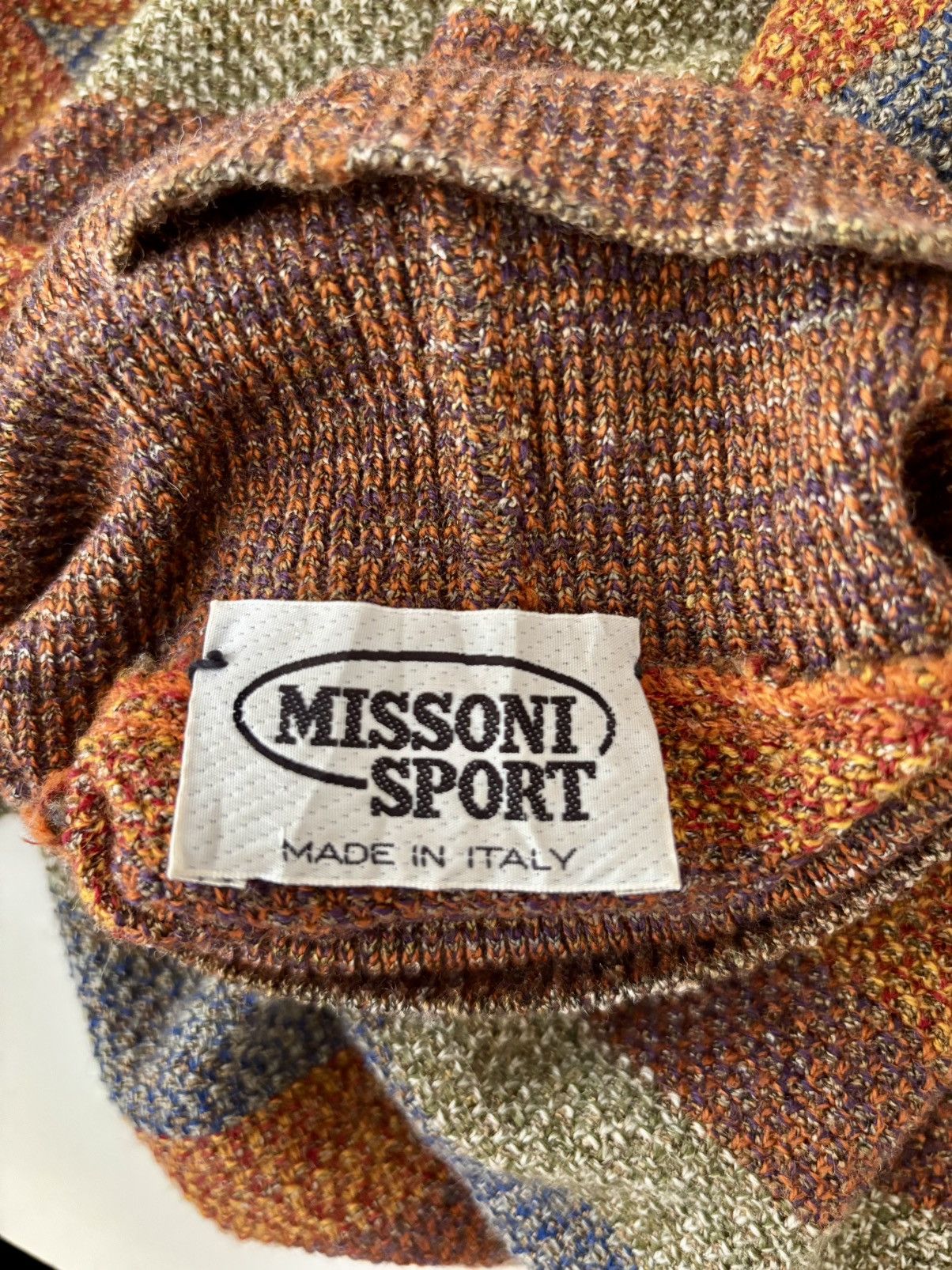 Missoni Missoni Turtleneck Multicolor Wool Sweater Size S / US 4 / IT 40 - 2 Thumbnail