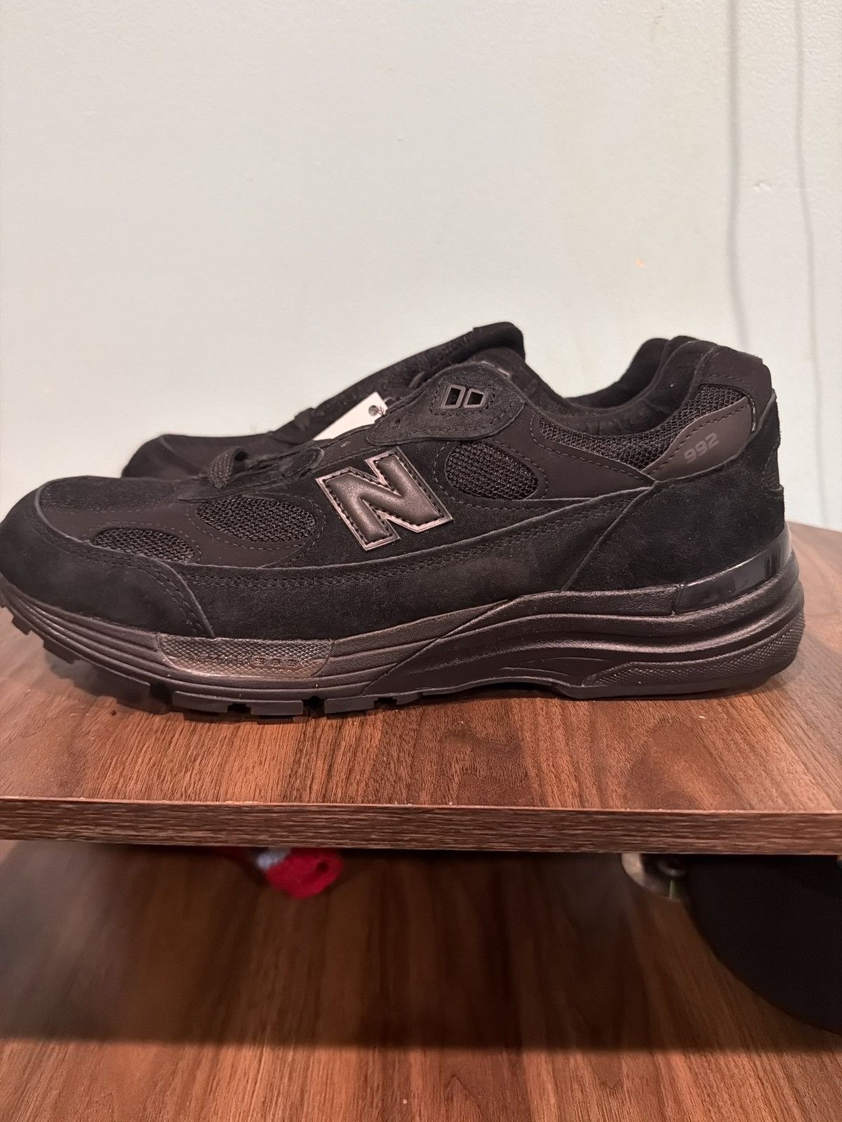New Balance New balance 992 triple black Size US 10.5 / EU 43-44 - 1 Thumbnail