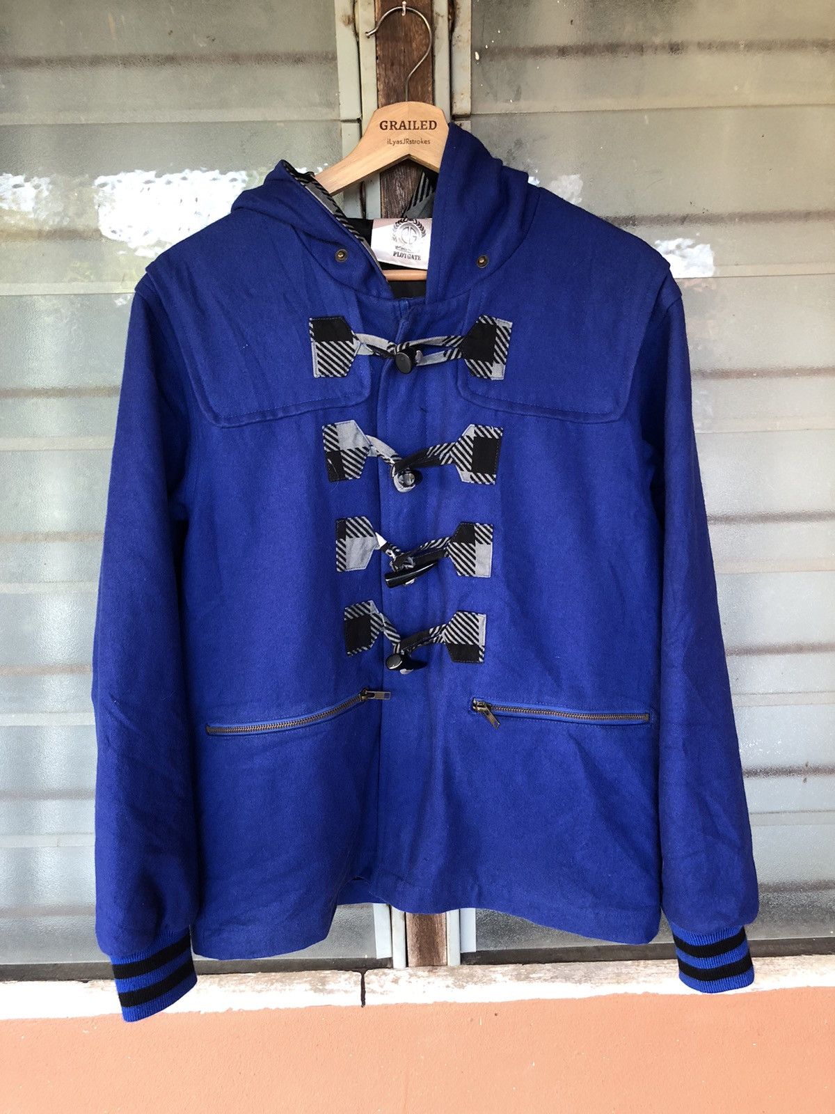 Beams Japan Vintage Plotgate Hoodie Jacket Size US M / EU 48-50 / 2 - 5 Thumbnail