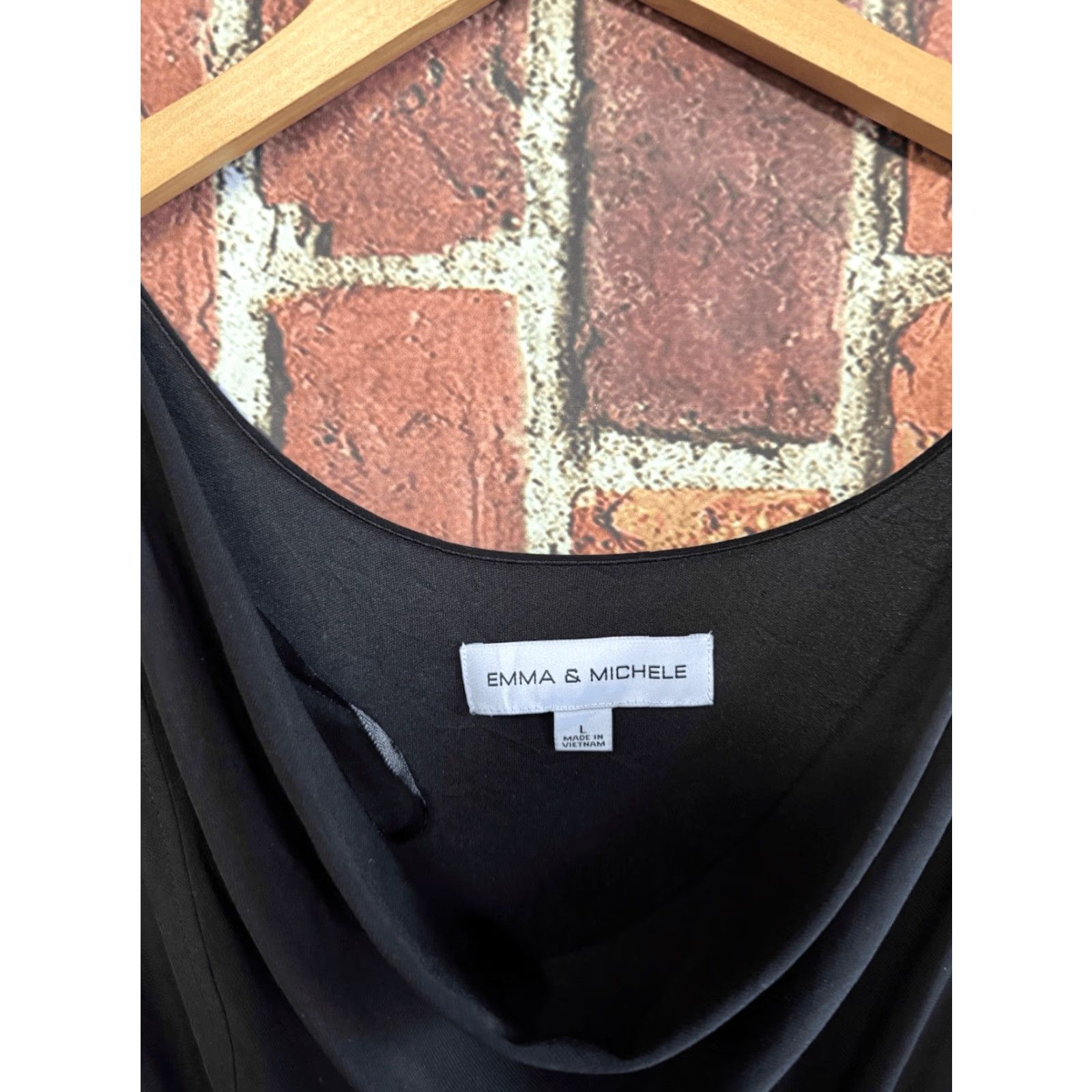 Vintage Emma & Michele Womens Black Sleeveless Maxi Slip Dress Size Large Size L / US 10 / IT 46 - 3 Thumbnail