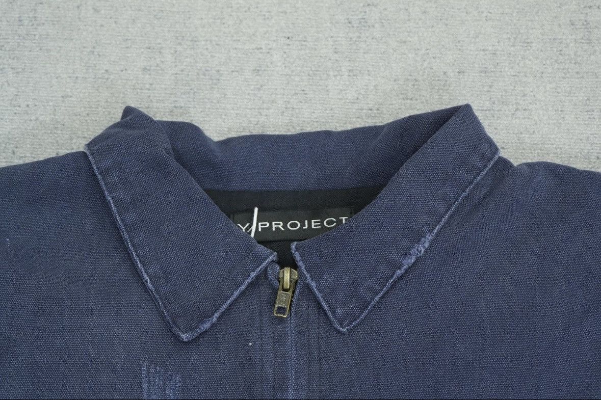 PROJECT G/R Project G/R Distressed Canvas Work Jacket Navy Blue Size US M / EU 48-50 / 2 - 4 Thumbnail