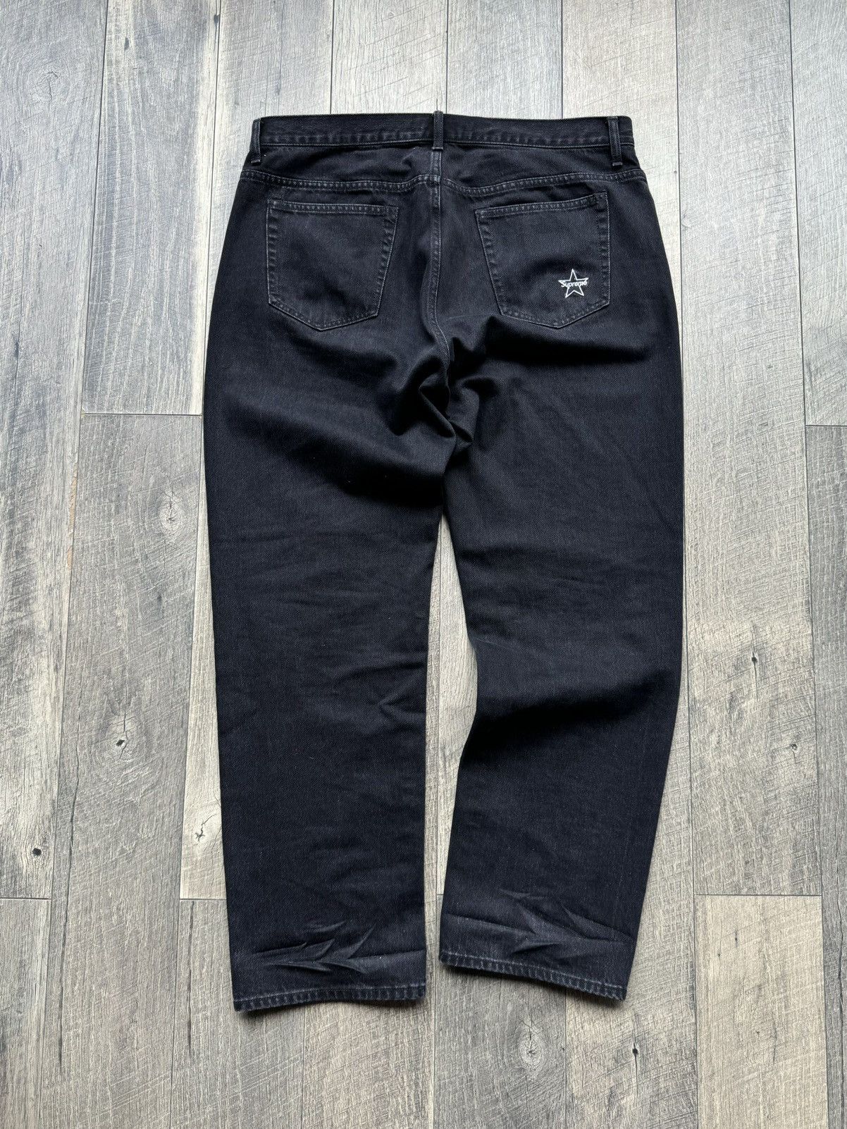 Supreme Washed Regular Jean (SS19) - $148