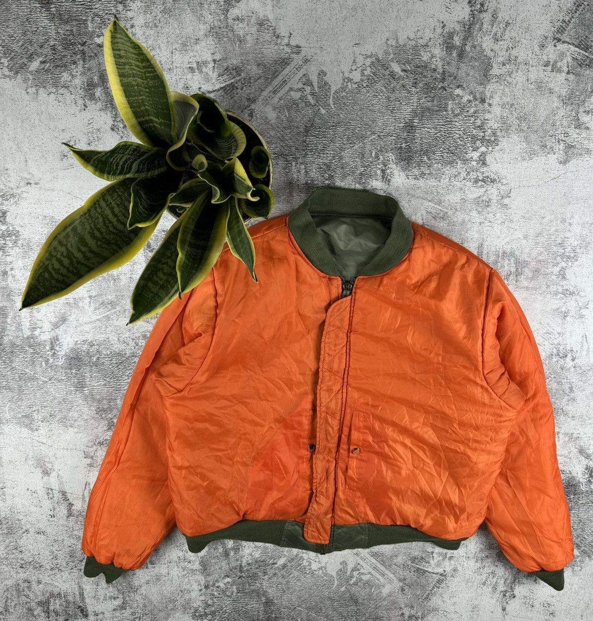 Vintage USA MA-1 Flyers Intermediate Reversible 2 in 1 Light Jacket Size US XL / EU 56 / 4 - 2 Thumbnail
