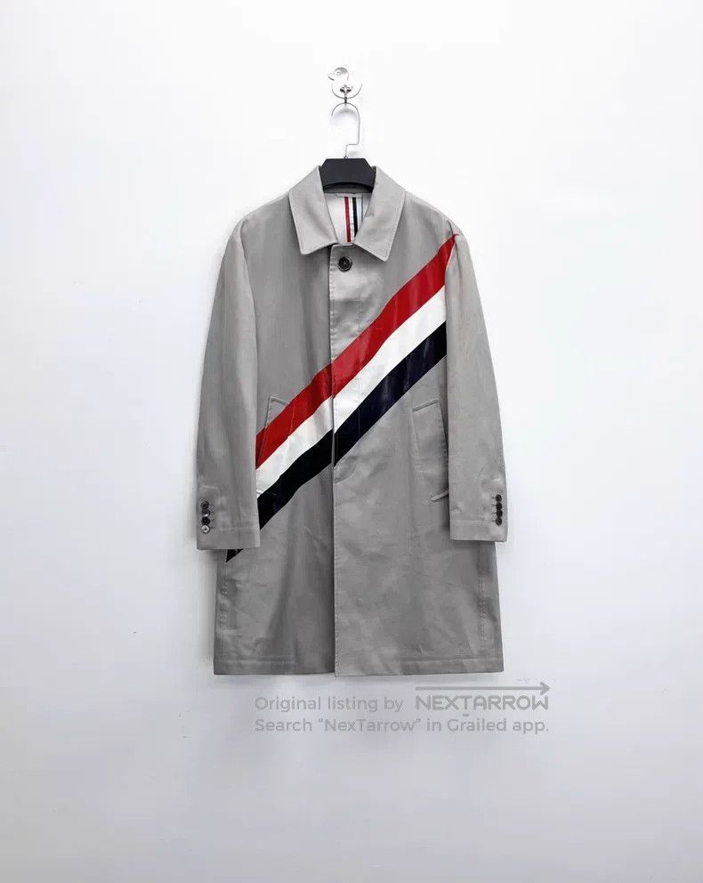 Thom Browne Thom Browne Long Trench Coat Size US M / EU 48-50 / 2 - 1 Thumbnail