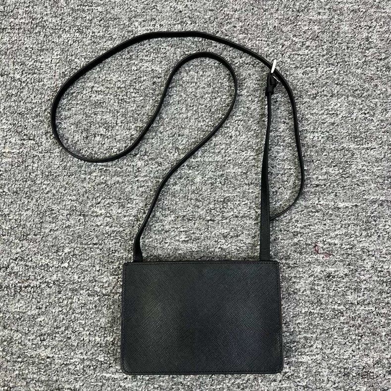 Prada Prada Cross-patterned cowhide cross-body bag 2501-Nextarrow Size ONE SIZE - 2 Thumbnail