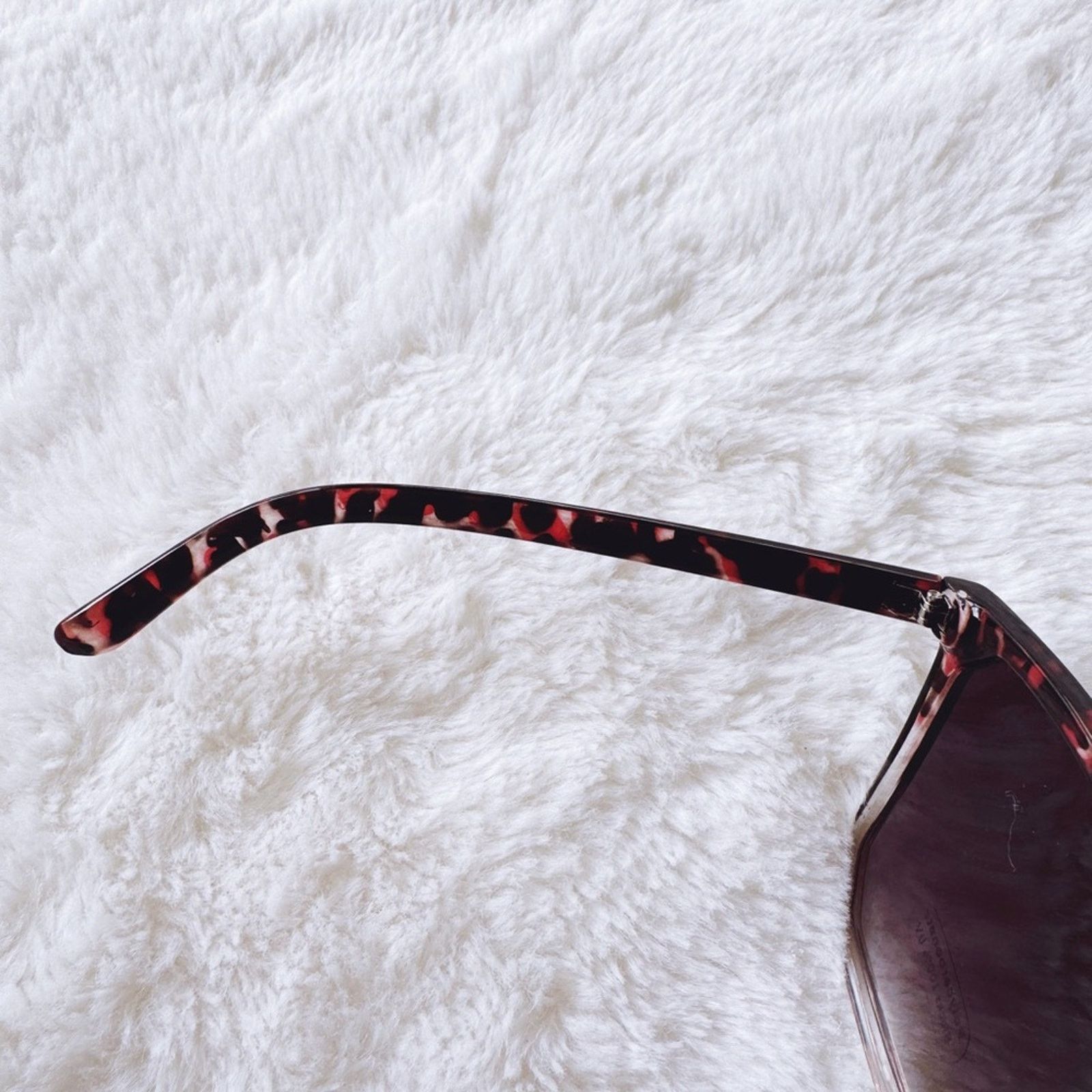 Other Kira Tortoise Brown & Clear Oversized Sunglasses Size ONE SIZE - 8 Thumbnail