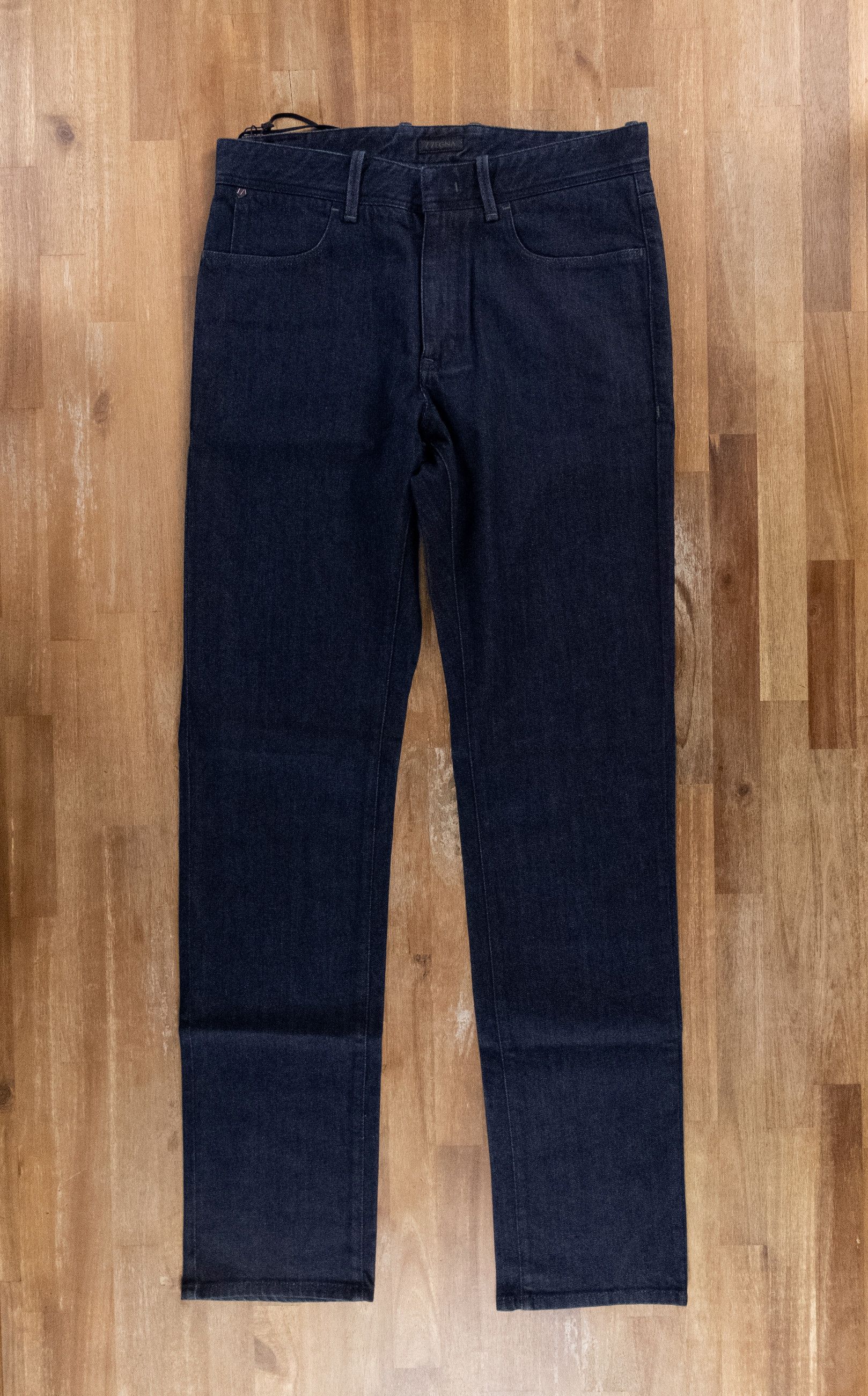 Z Zegna Z ZEGNA straight leg navy blue denim jeans authentic 31 Size US 31 - 1 Thumbnail