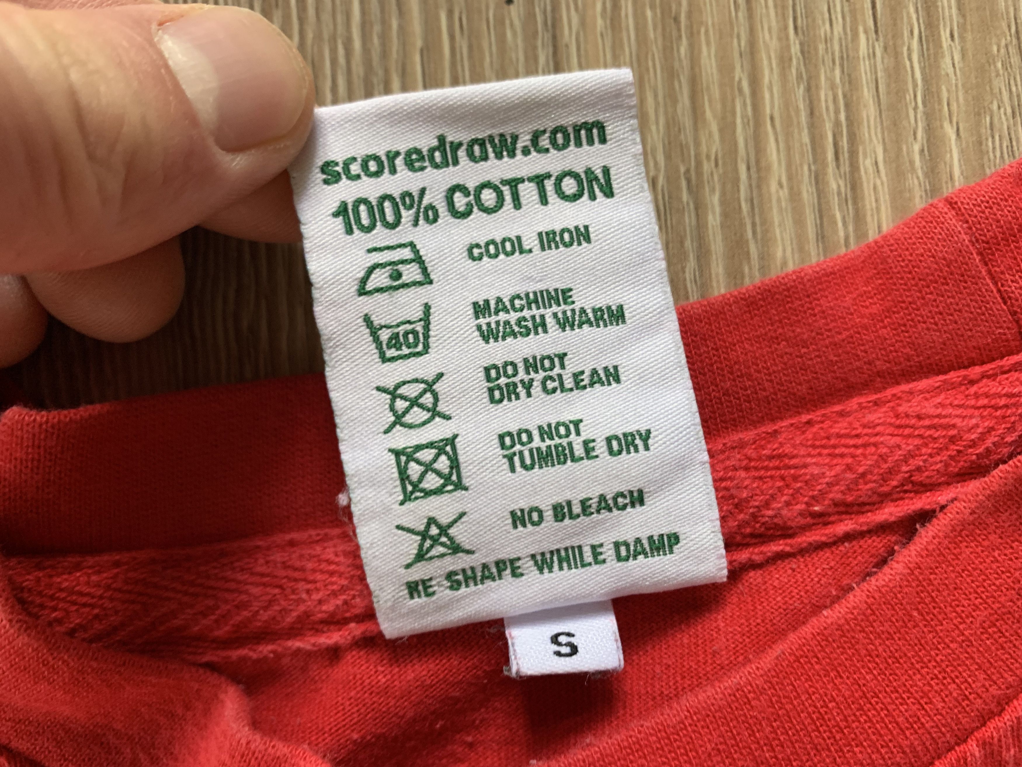 Vintage Vintage Score Draw England Long Sleeve T-Shirt Size US S / EU 44-46 / 1 - 8 Thumbnail