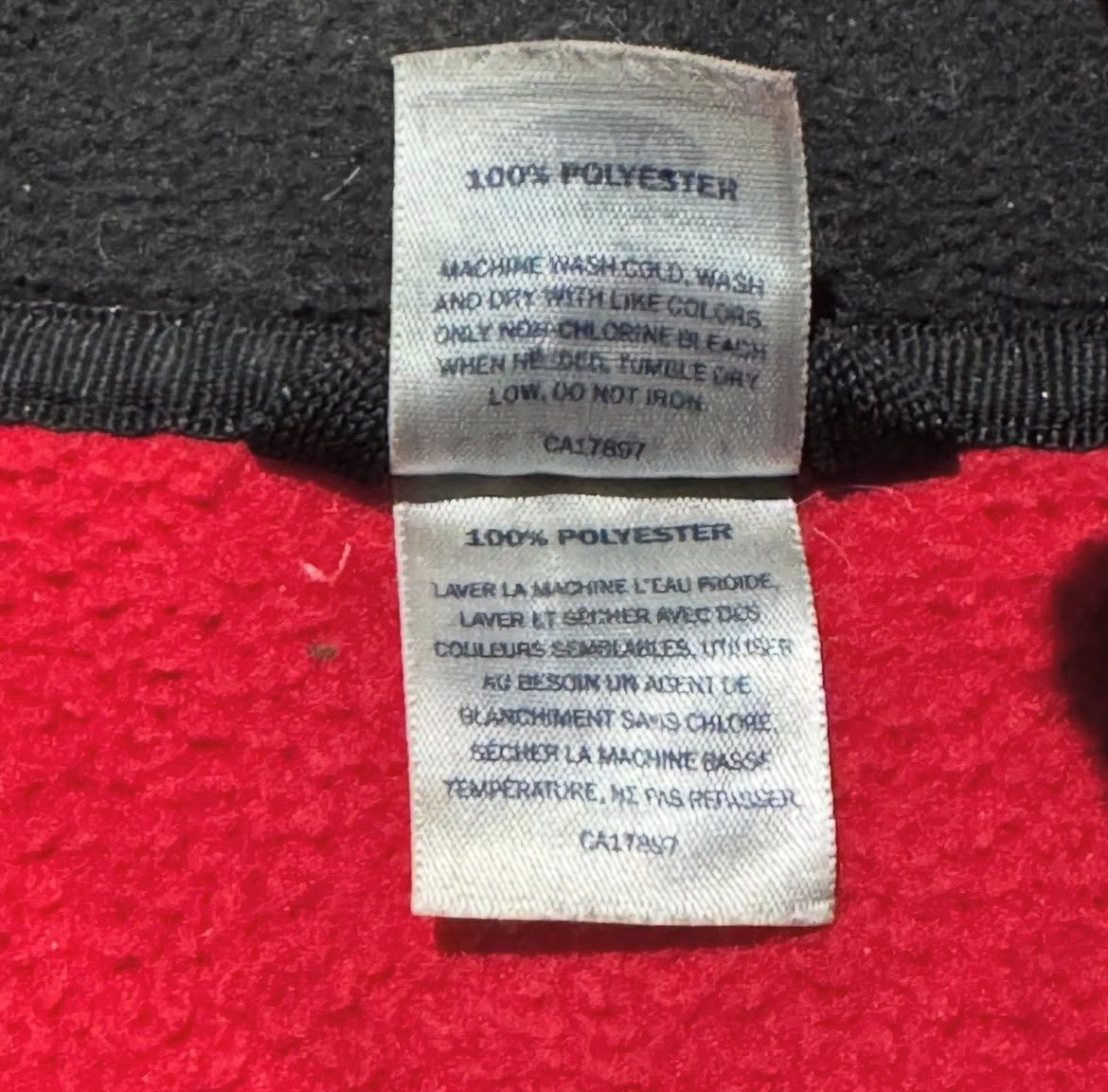 Old Navy Late 2000s Old Navy Cozy Red Y2K Fleece 1/4 Zip Up Sweater Size US M / EU 48-50 / 2 - 4 Thumbnail