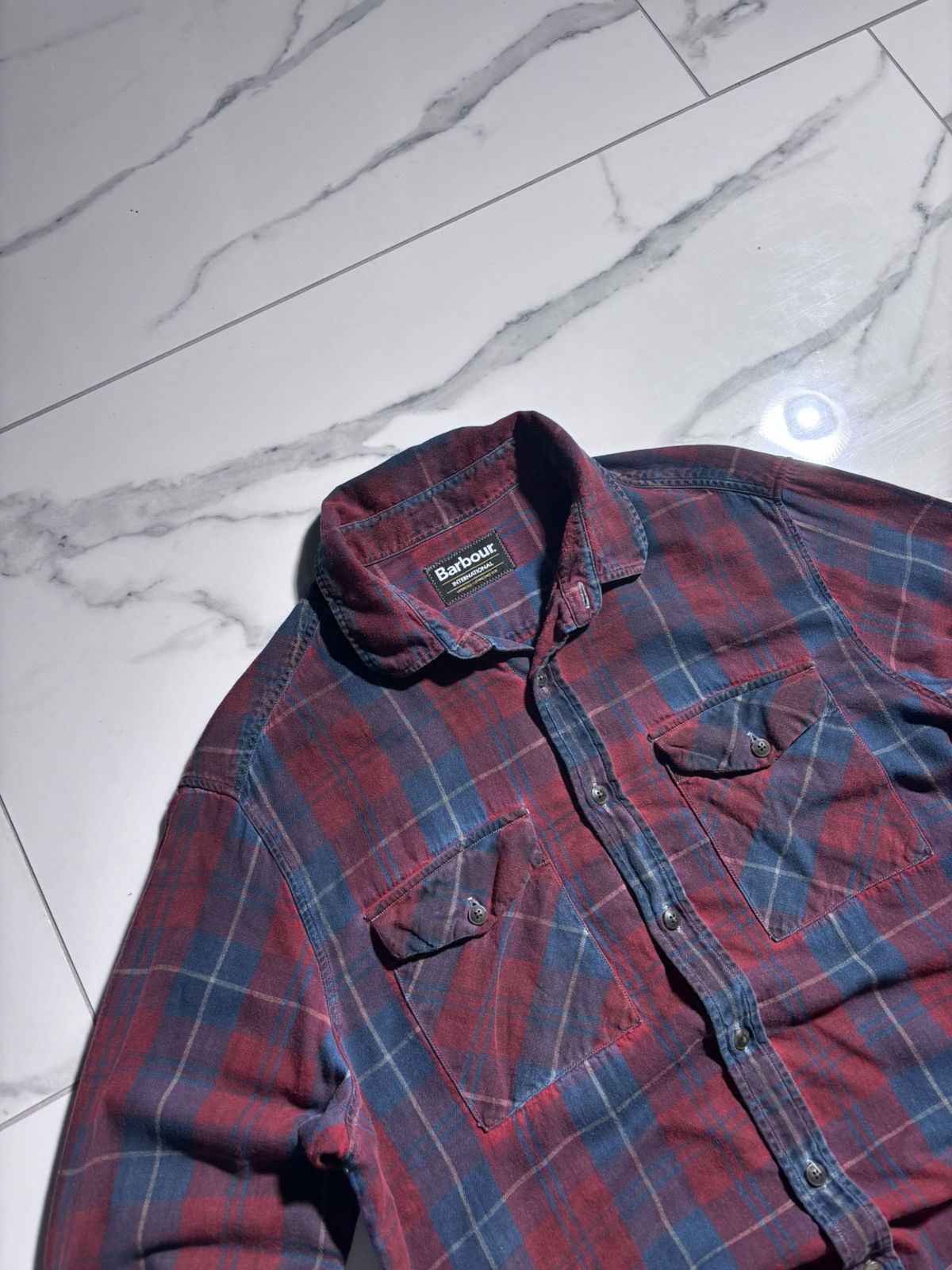 Barbour Barbour International Shirts Plaid Pocket Cargo Checkered Size US M / EU 48-50 / 2 - 4 Thumbnail