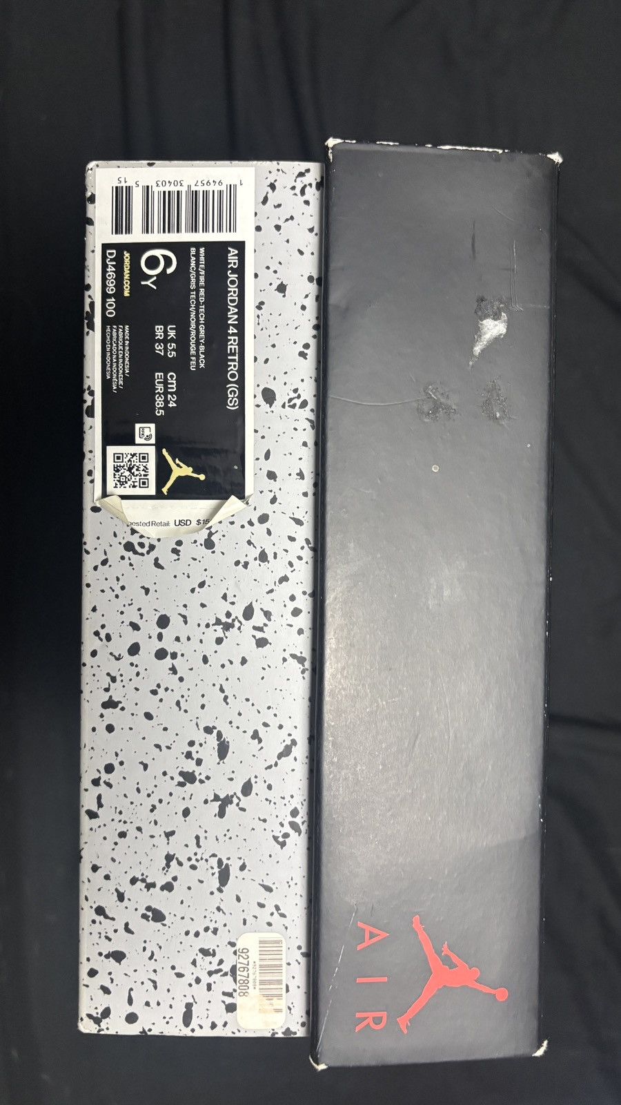 Jordan Brand White oreo jordan 4 Size US 6 / EU 39 - 2 Thumbnail