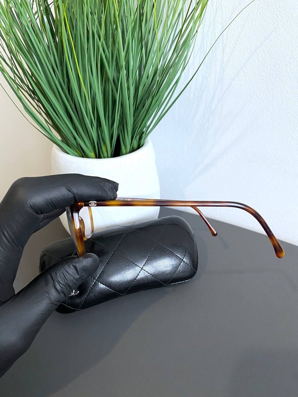 Chanel × Designer CHANEL Women's Rectangle Eyeglasses, 3281 c.1295 Size ONE SIZE - 15 Thumbnail