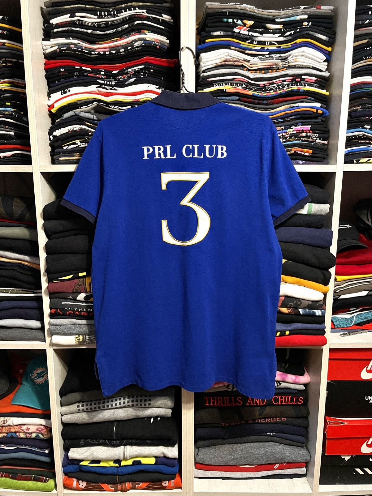Polo Ralph Lauren Vintage Polo Ralph Lauren Club Big Logo Chief Keef T Shirt Size US L / EU 52-54 / 3 - 2 Thumbnail
