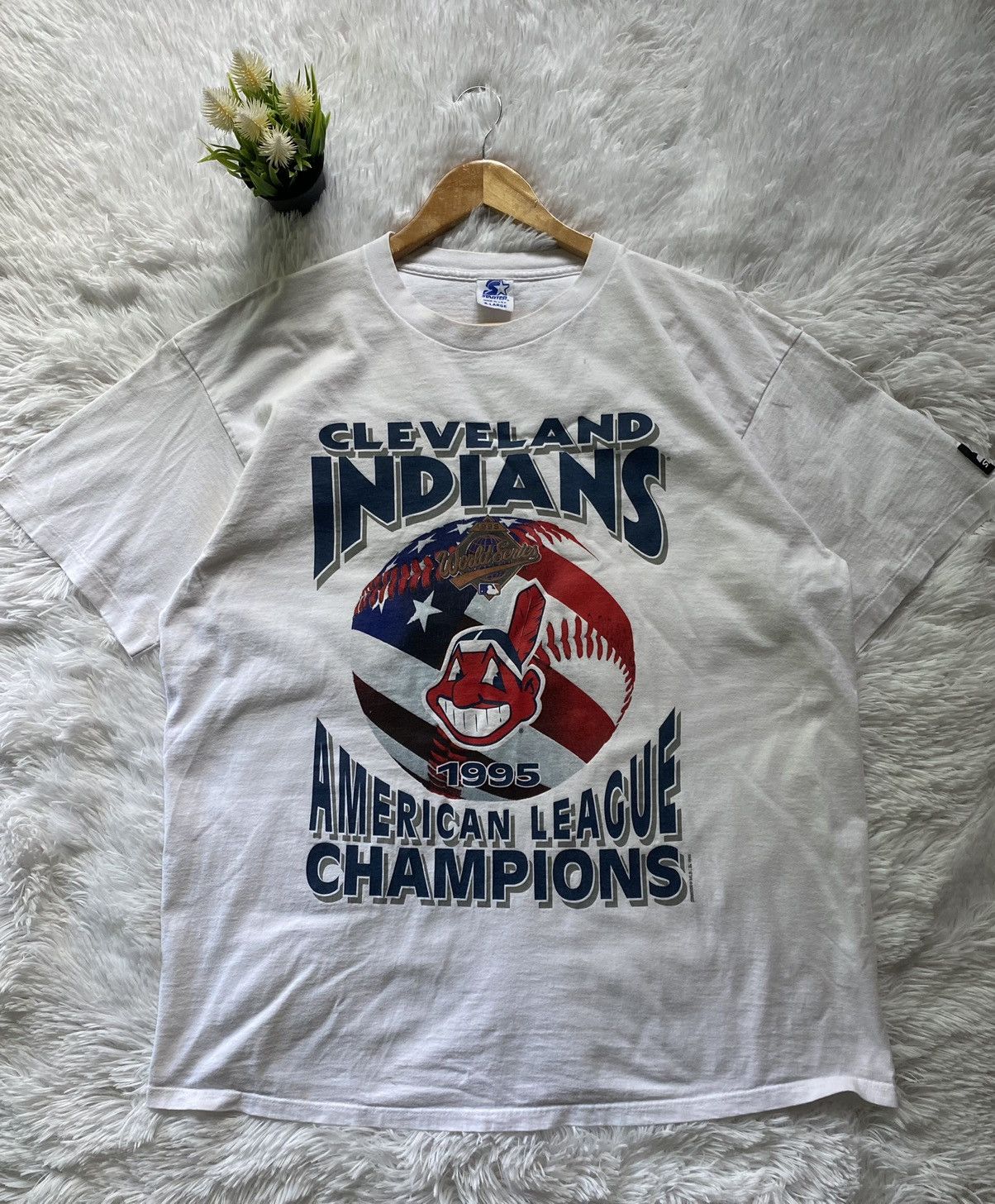 MLB × Vintage Vintage Starter MLB Cleveland Indians Size US XL / EU 56 / 4 - 1 Thumbnail