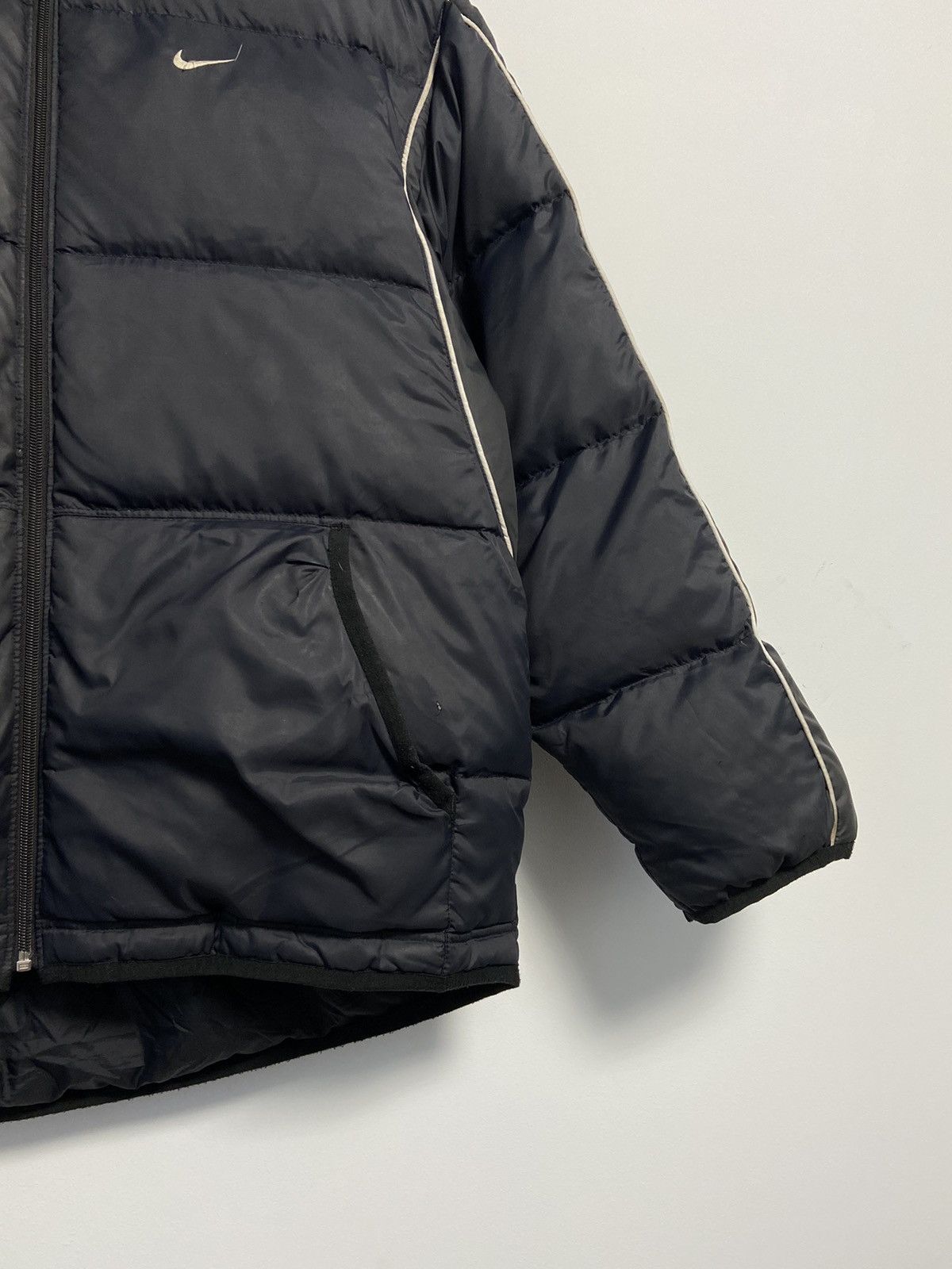 Nike × Vintage NIKE DOWN PUFFER Y2K JACKET 90's SWOOSH LOGO Size US L / EU 52-54 / 3 - 3 Thumbnail