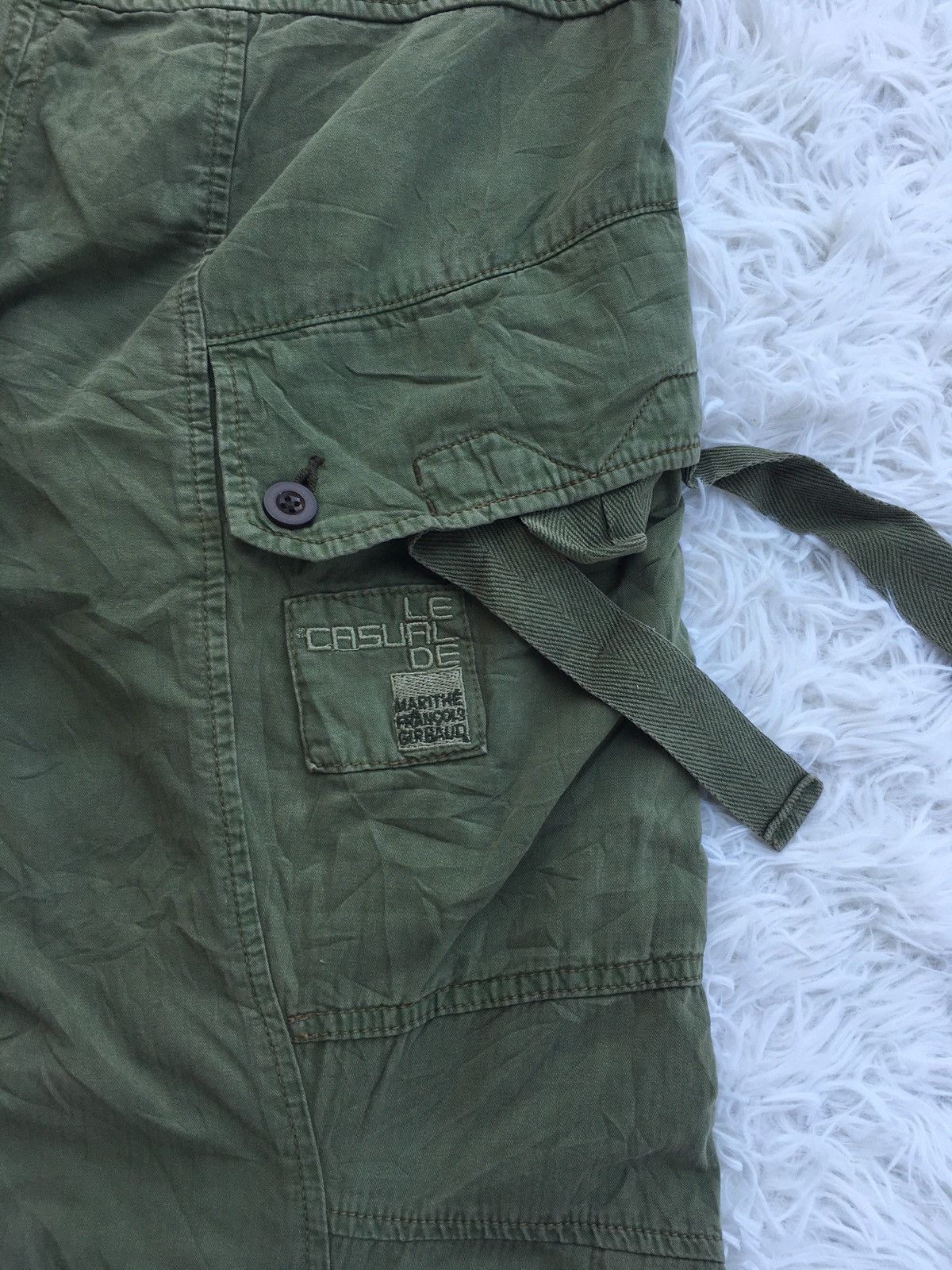 Marithe + Francois Girbaud Rare Vintage Marithe Francois Girbaud Cargo Pant Size US 33 - 19 Thumbnail