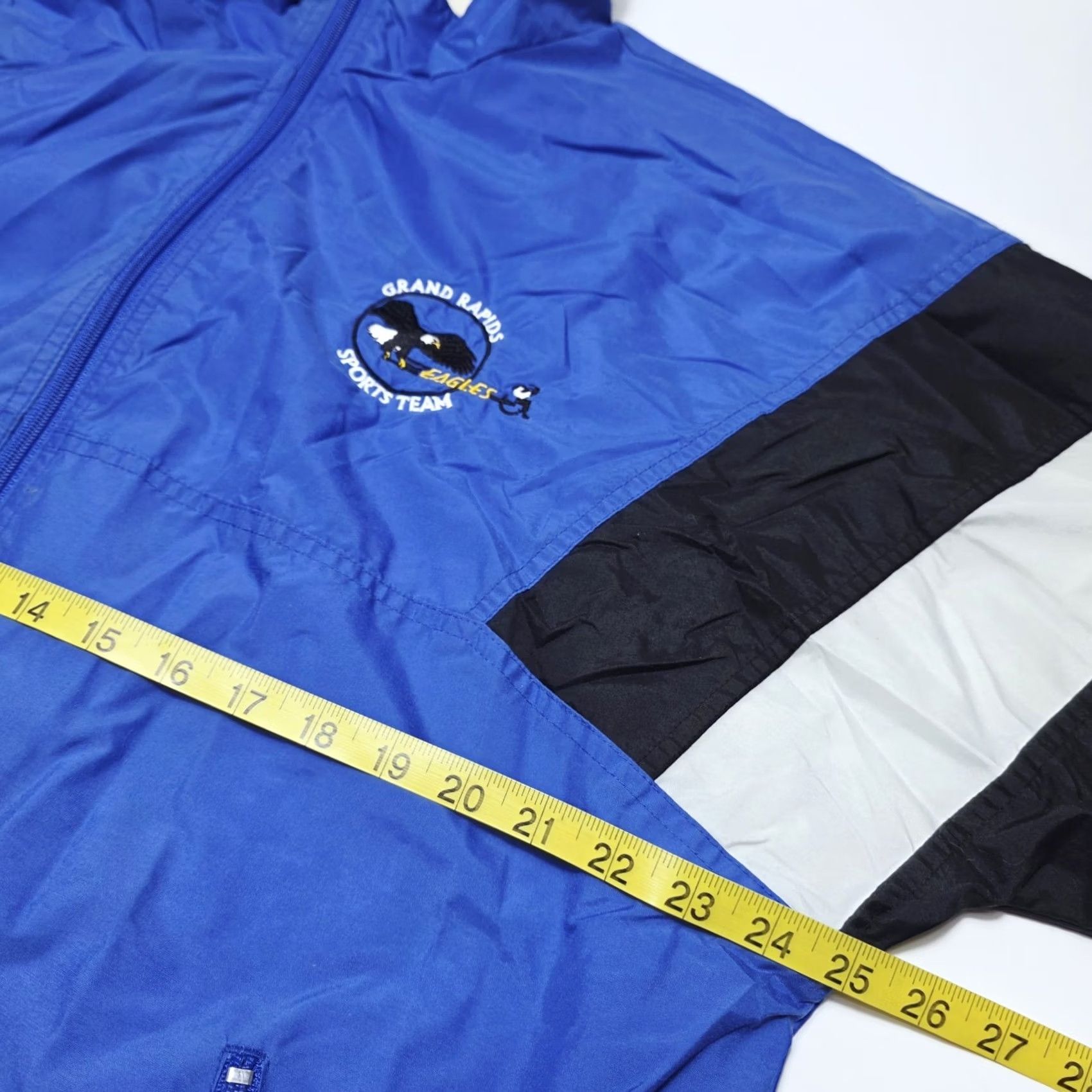 Holloway VINTAGE Holloway Track Jacket Mens Large Blue 90s Team Sports Windbreaker Full Zip Size US L / EU 52-54 / 3 - 5 Thumbnail