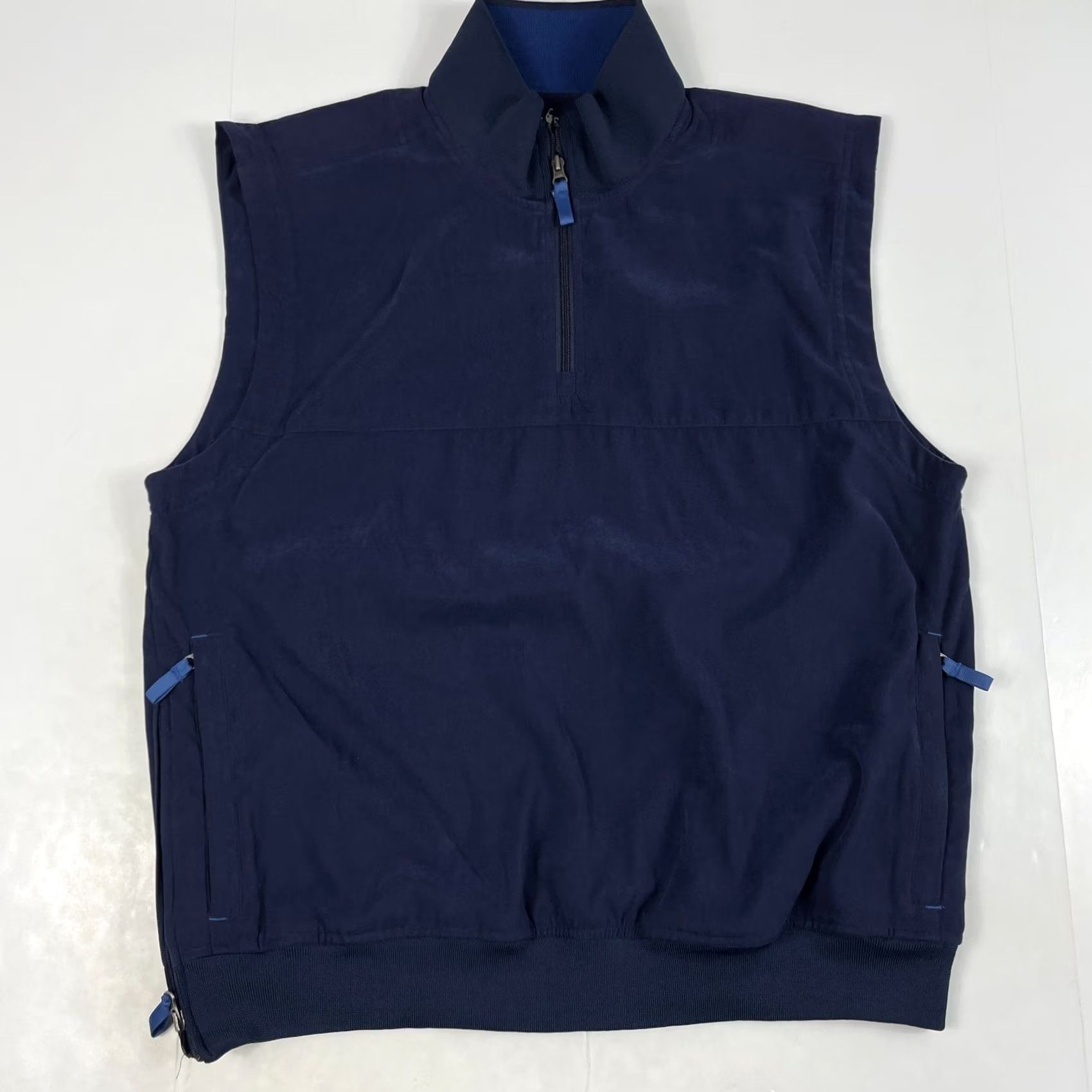 Vintage VINTAGE Arnold Palmer Vest Mens L Blue Men Large Golf Zip Golfer Golfing Microfiber Size US L / EU 52-54 / 3 - 2 Thumbnail