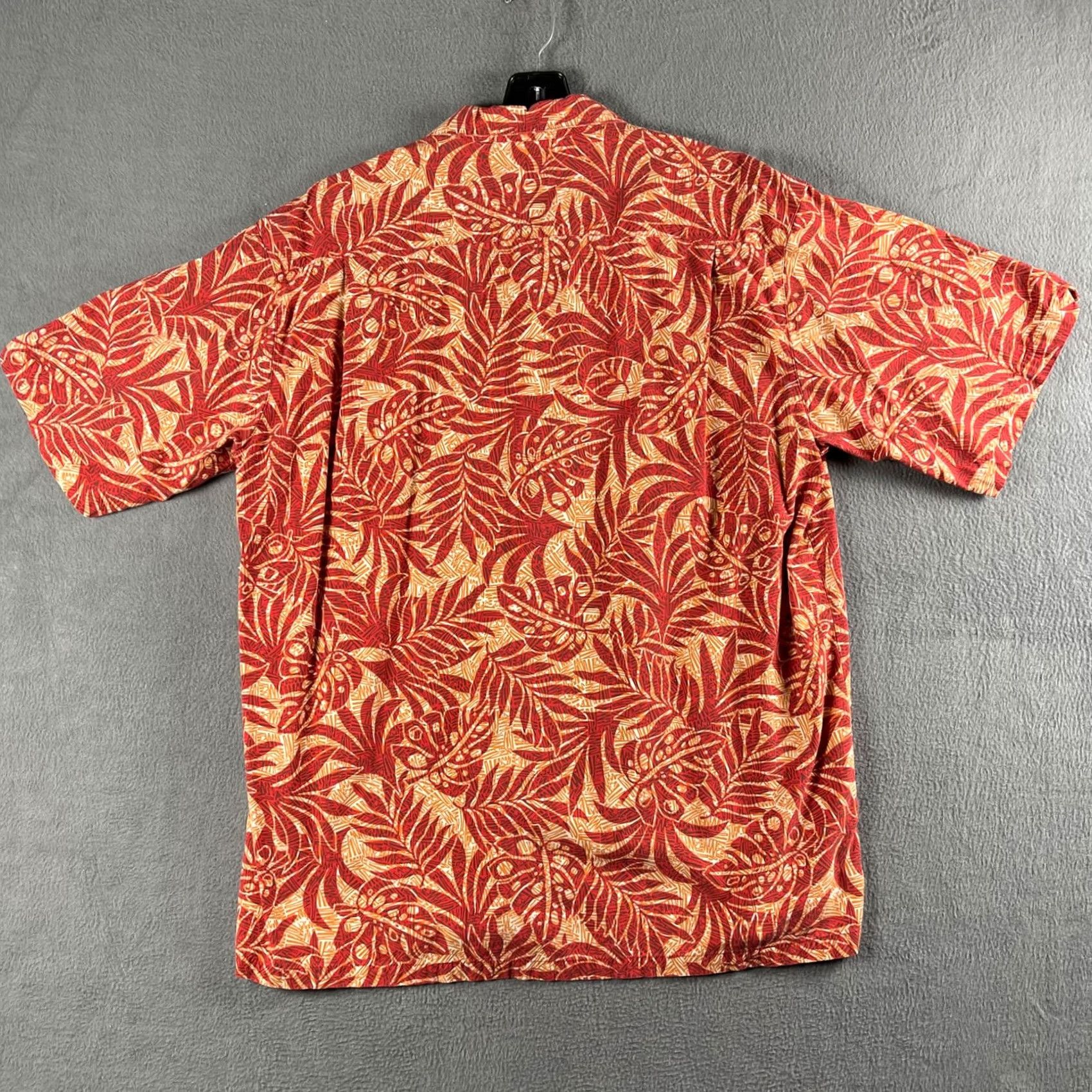 Vintage Columbia Button Up Shirt S/S Mens Hawaiian Orange Palms Casual Summer Fashion Size US L / EU 52-54 / 3 - 6 Thumbnail