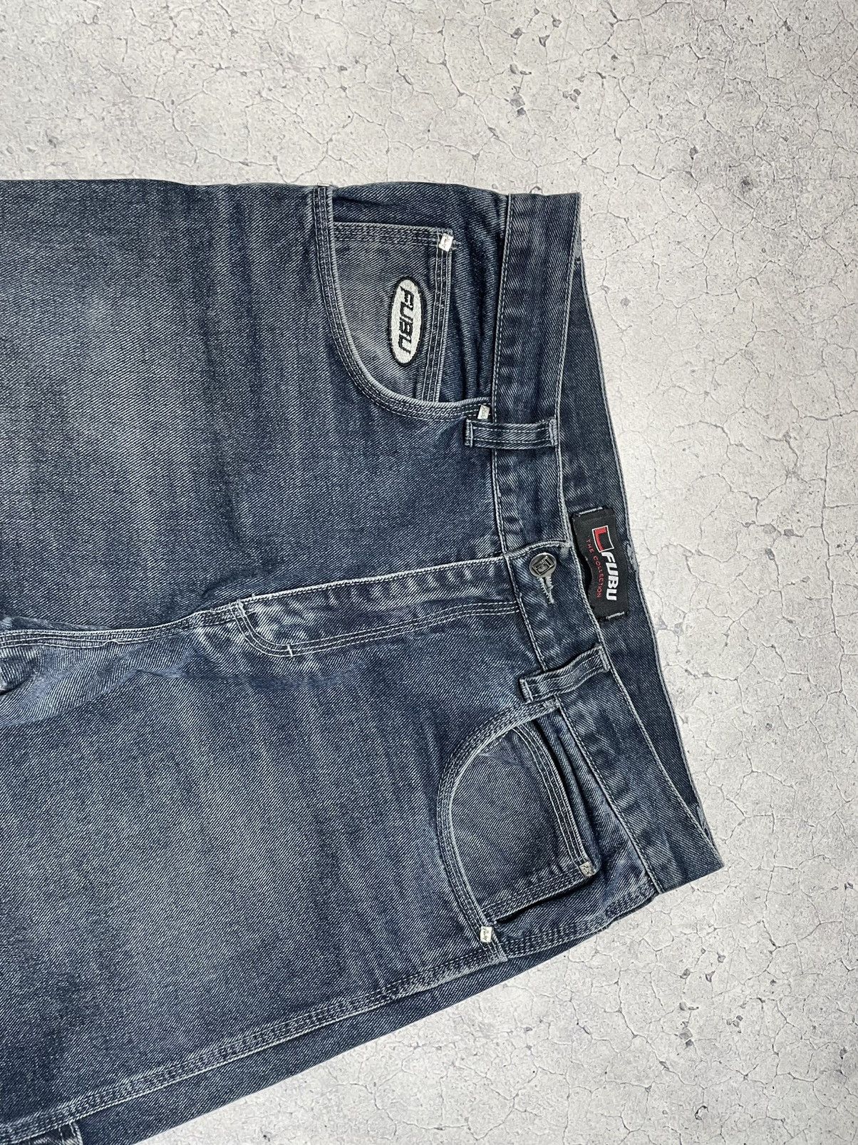 Fubu Vintage Fubu Cargo Rap Baggy Jeans Denim Нуре Rare Size M Size US 32 / EU 48 - 4 Thumbnail