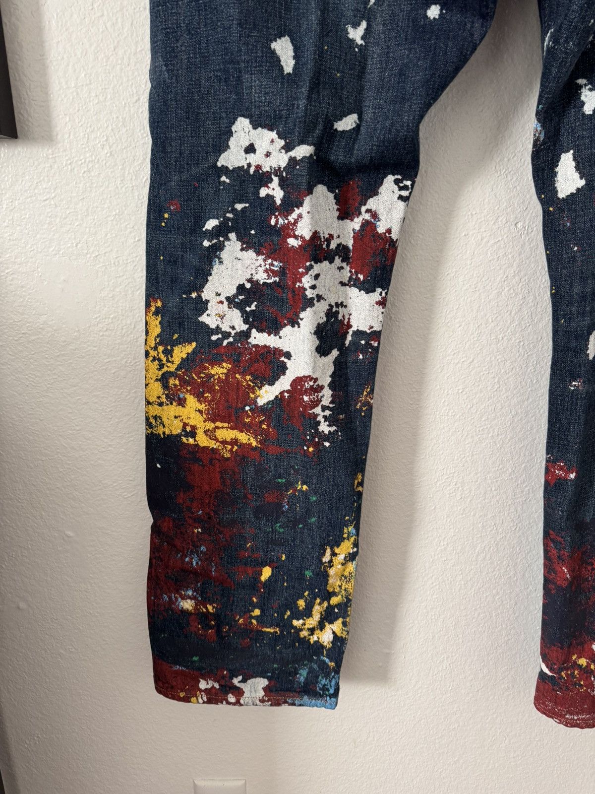 Junya Watanabe × Levi's AD2017 JUNYA WATANABE LEVI’S PAINT SPLATTER DENIM Size US 36 / EU 52 - 5 Thumbnail
