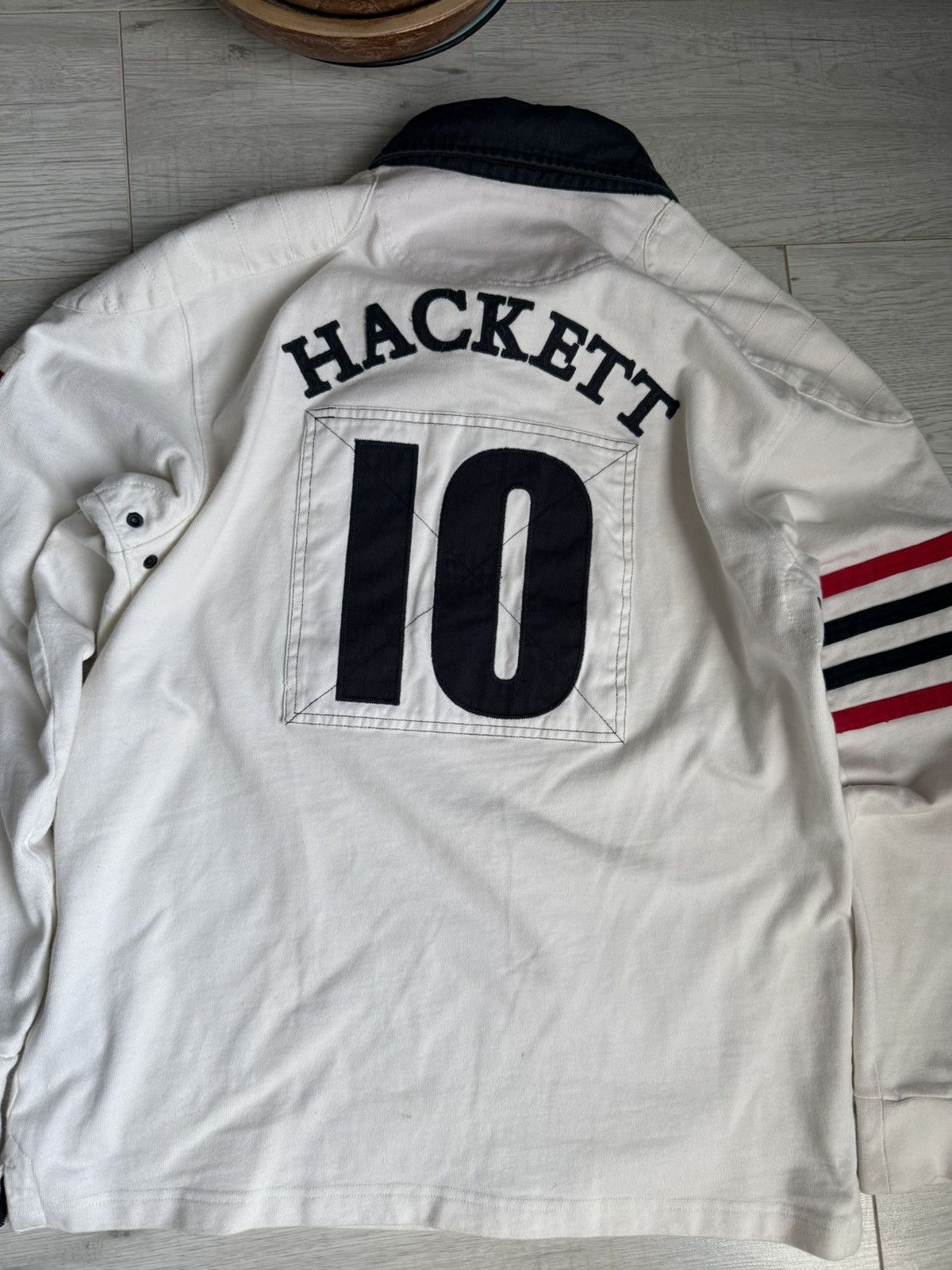 Hackett × Vintage Vintage Hackett England Rugby Shirt 1991 jersey 10 Size US M / EU 48-50 / 2 - 5 Thumbnail