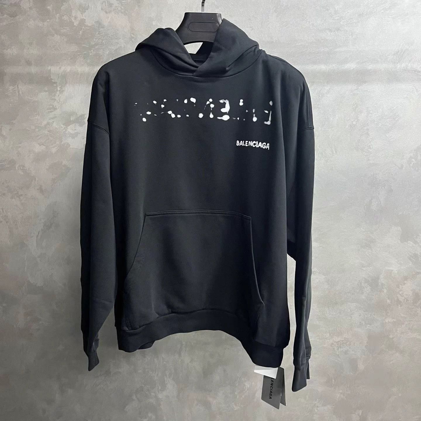 Balenciaga Balenciaga color logo print hooded long-sleeved sweatshirt Size XS / US 0-2 / IT 36-38 - 1 Thumbnail