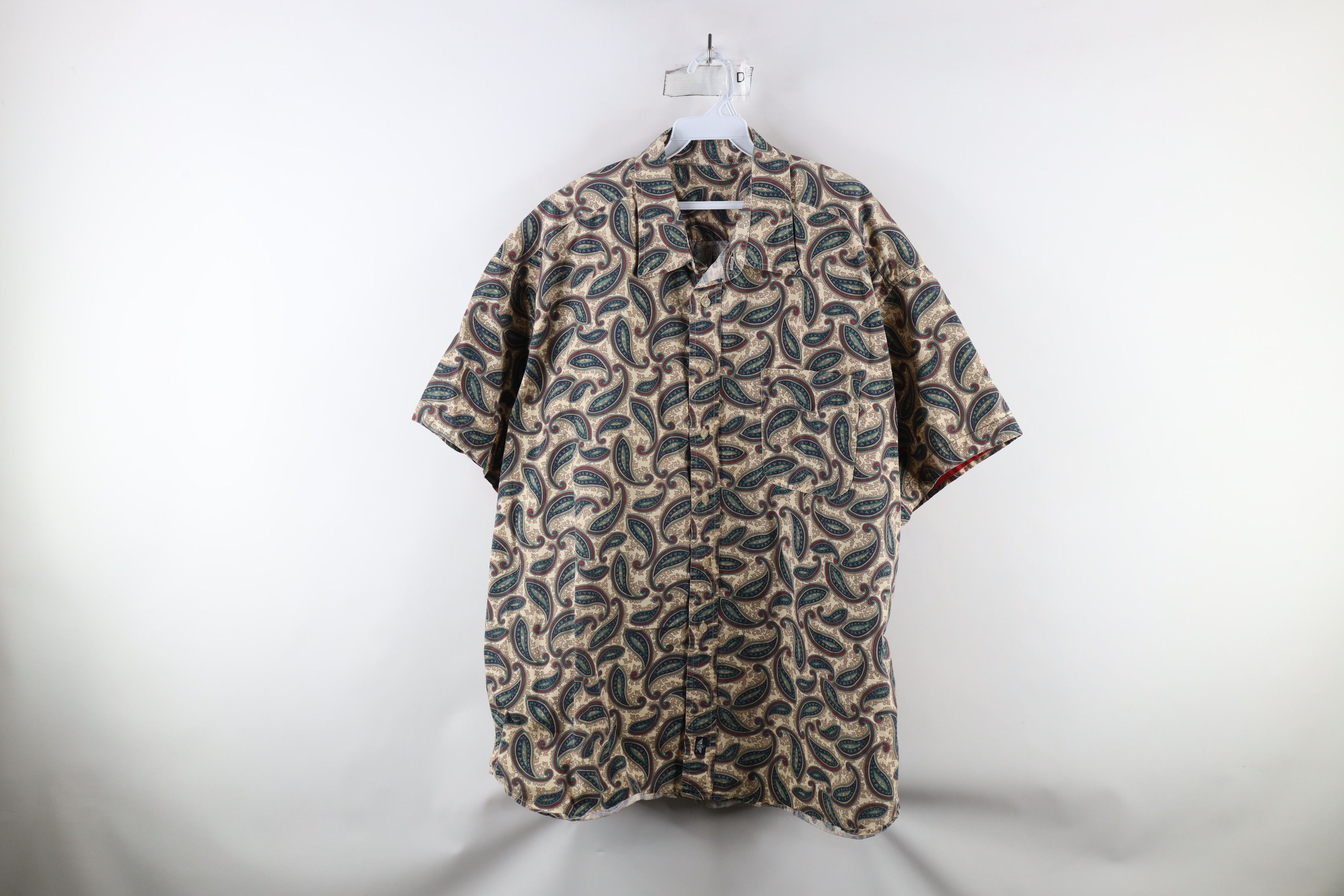 Vintage Vintage 90s Streetwear Short Sleeve Button Shirt Cotton Size US XXL / EU 58 / 5 - 1 Thumbnail