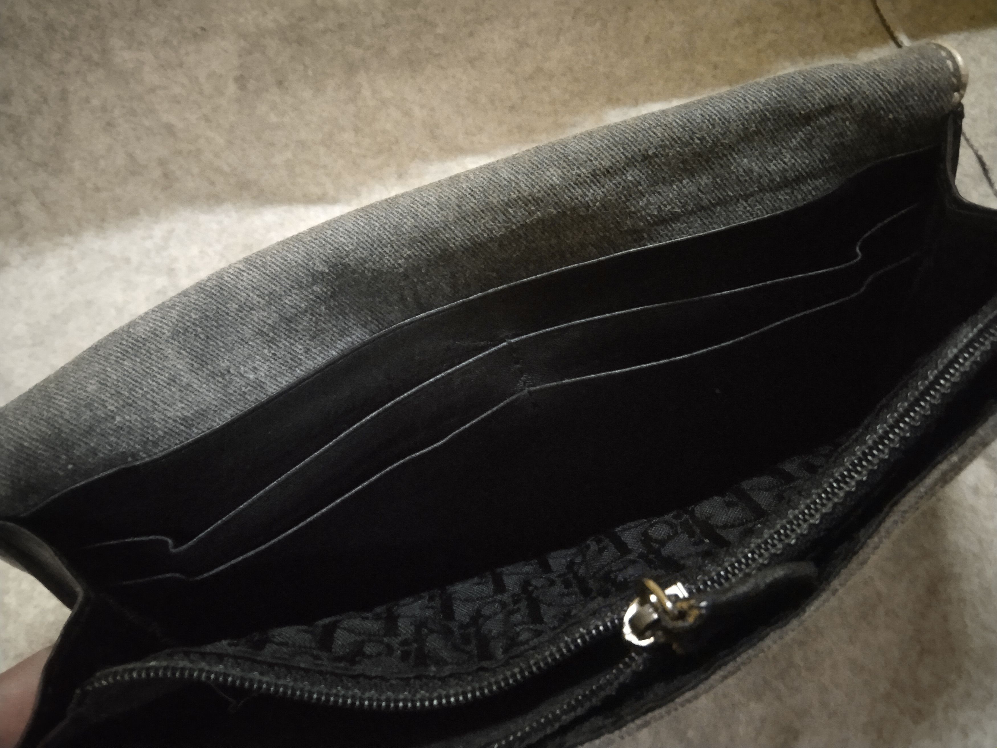 Christian Dior Monsieur Vintage Christian Dior Saddle Denim Long Wallet Size ONE SIZE - 11 Thumbnail