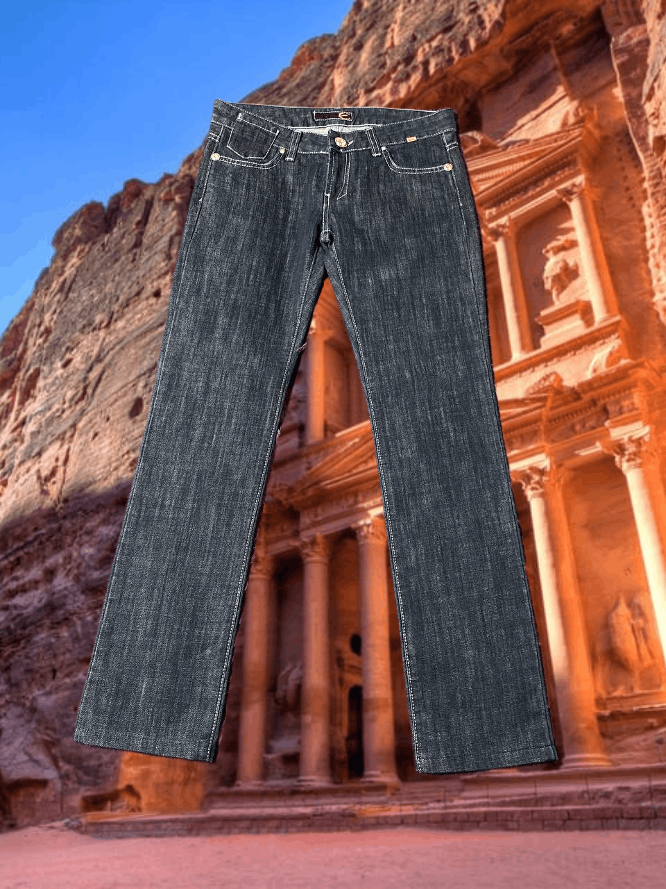 Just Cavalli Vintage jeans Just Cavalli logo Y2K streetwear Size 30" / US 8 / IT 44 - 1 Thumbnail