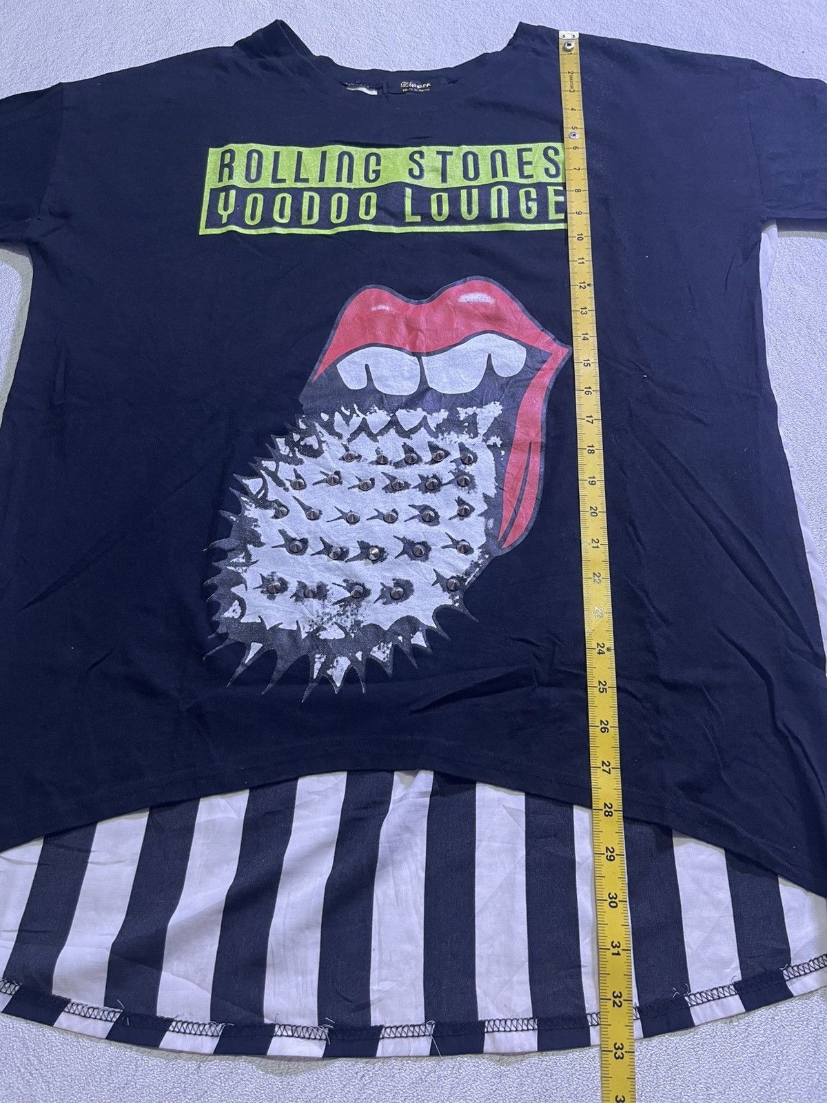 Hysteric Glamour Y2K short tshirt with Rolling Stones motif iron accessories Size US L / EU 52-54 / 3 - 6 Thumbnail
