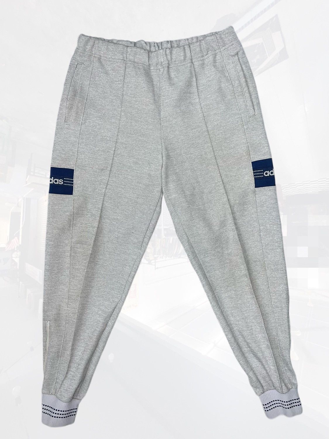 Adidas × Vintage Vintage 90s Adidas Drill Track Pants Jogger Size US 34 / EU 50 - 1 Thumbnail