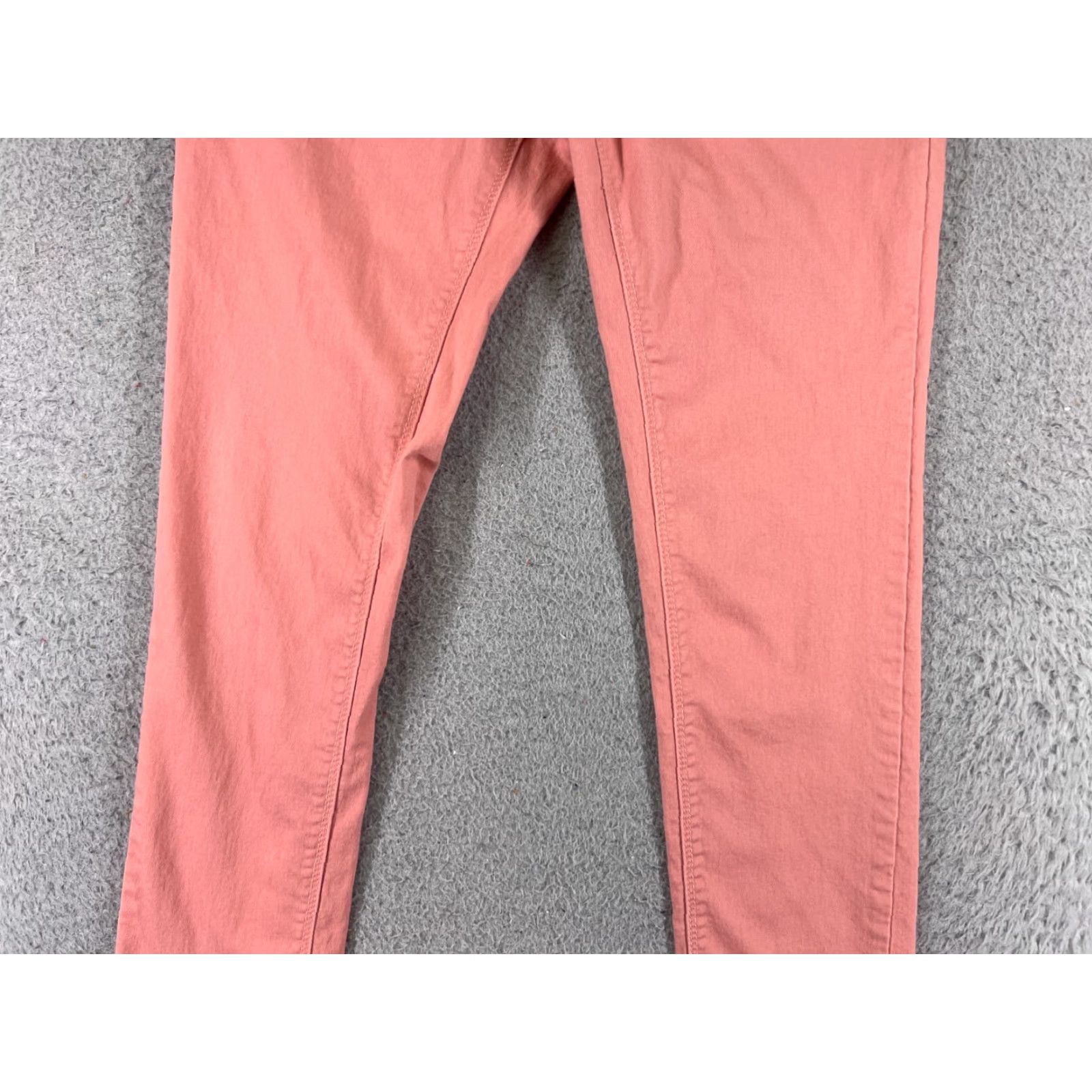 Vintage IRIS Jeans Pants Womens Pink Denim Straight 24x27 Low Rise 7 Regular Cotton Blend 5-Pocket Design Distressed Embroidered Zipper Button Men/Women Size 28" / US 6 / IT 42 - 3 Thumbnail