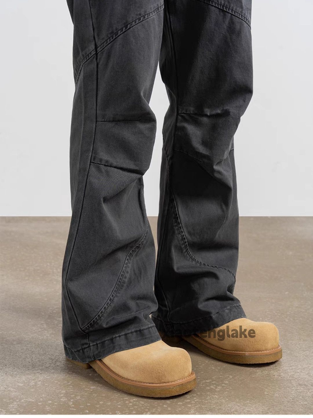 Designer × Japanese Brand × Vintage washed faded cleanfit skate hiphop patchwork cargo pants Size US 28 / EU 44 - 6 Thumbnail