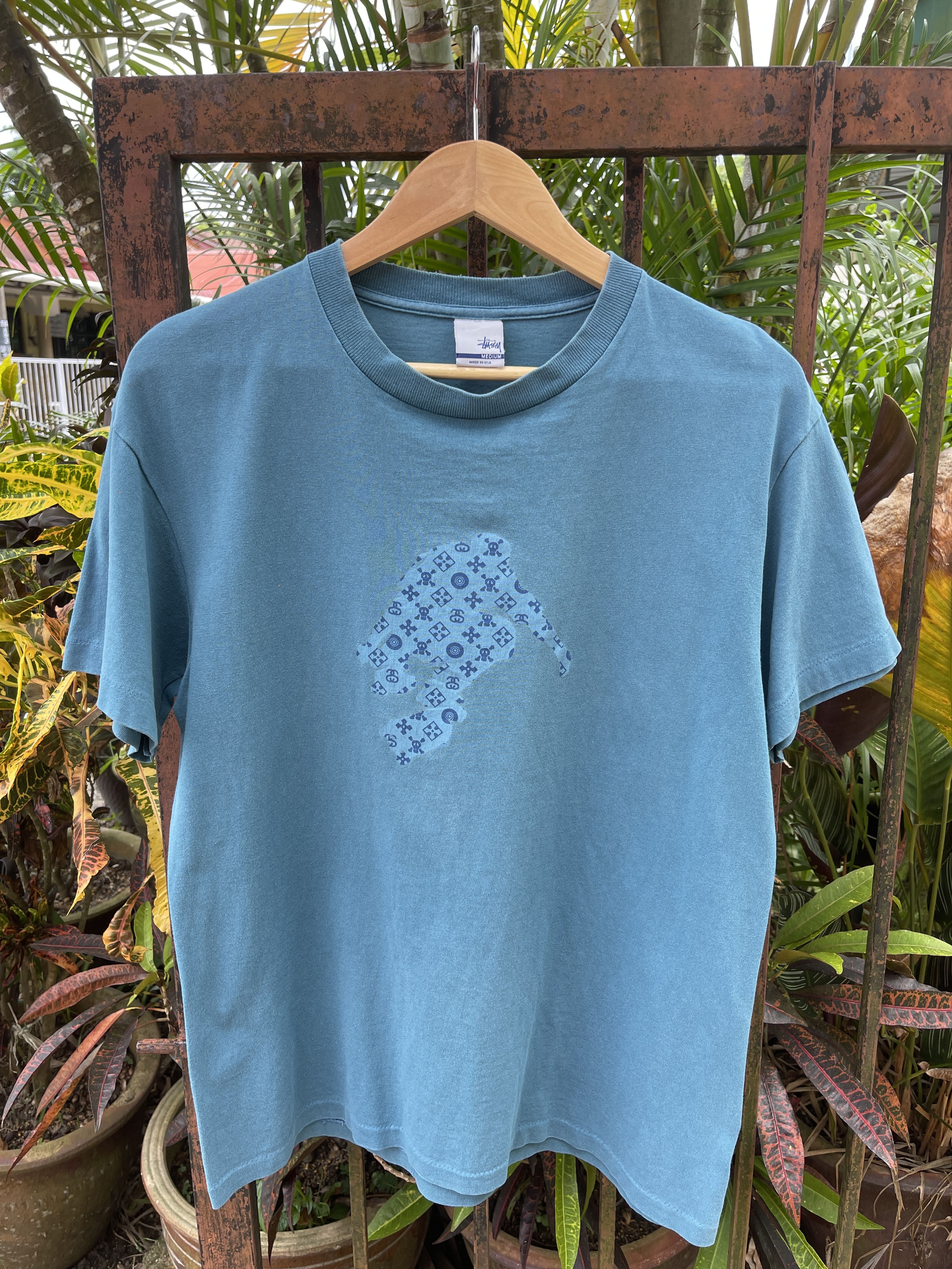 Stussy Last Drop🔥Rare🔥Vintage 90s Stussy Skateboards Monogram Tee Size US M / EU 48-50 / 2 - 2 Thumbnail