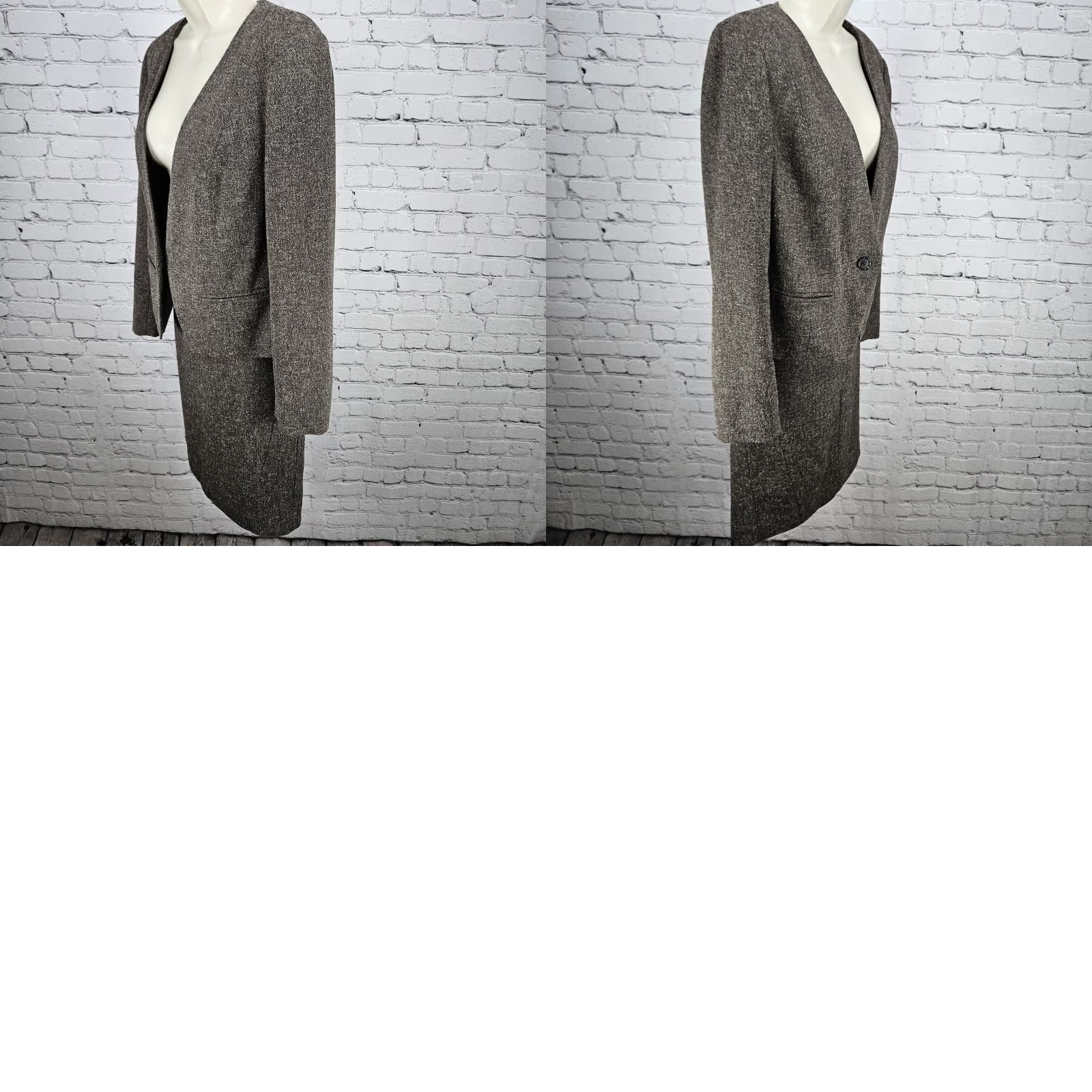 Worthington Worthington Brown 1 Button Jacket 2 Piece Slit Skirt Suit Set Outfit S Women Size 28" / US 6 / IT 42 - 10 Thumbnail