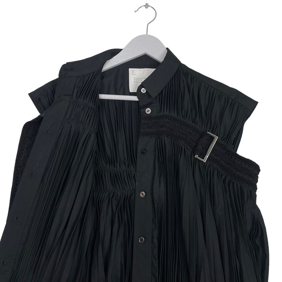 Sacai 💥SS2015 SACAI PLEATED BONDAGE SHIRT TOGA MAME Size M / US 6-8 / IT 42-44 - 13 Thumbnail