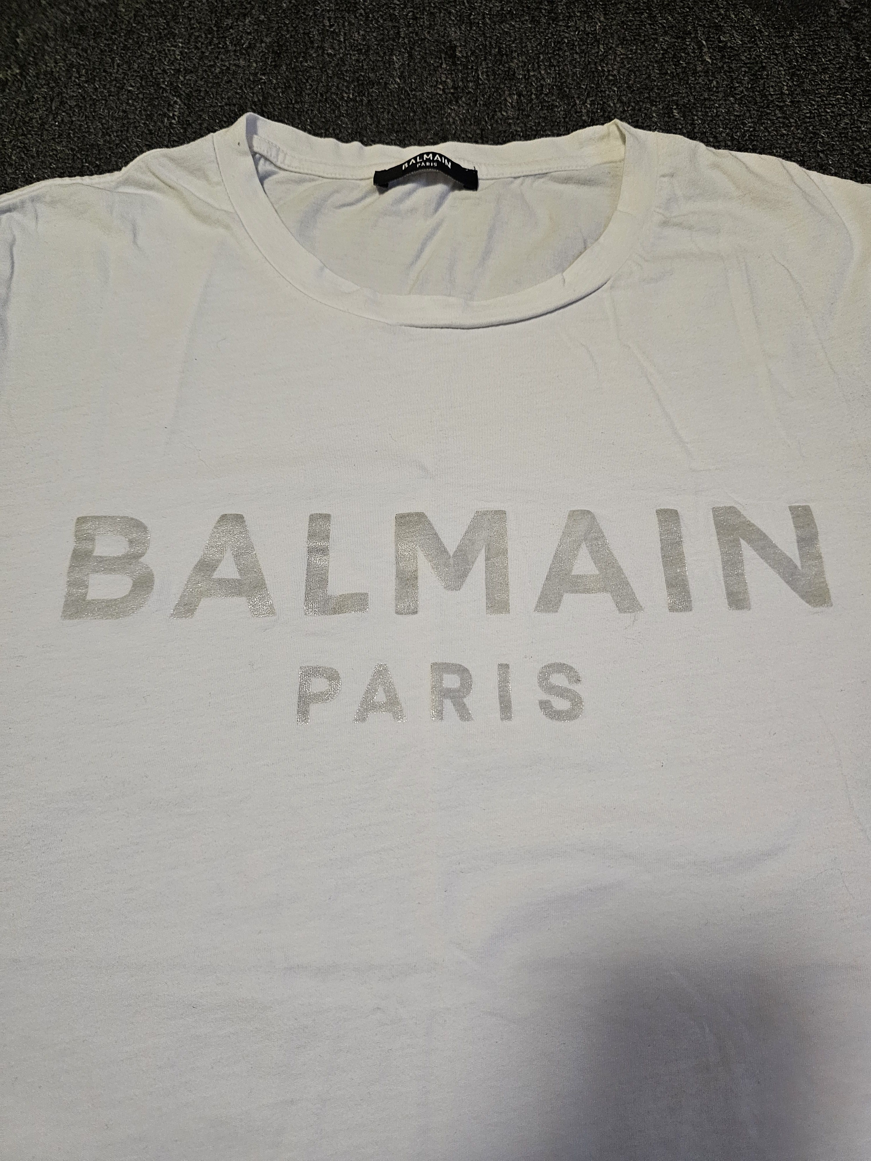 Balmain Men's Logo T-Shirt Size L