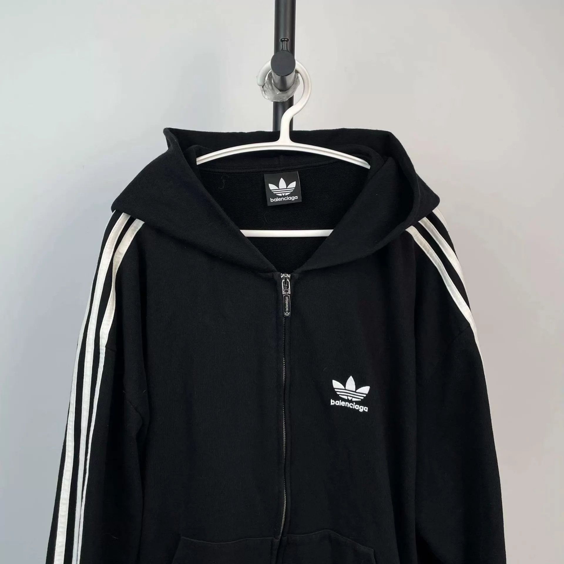 Balenciaga 95 New Balenciaga x Adidas Originals Jacket Black M Size M / US 6-8 / IT 42-44 - 8 Thumbnail