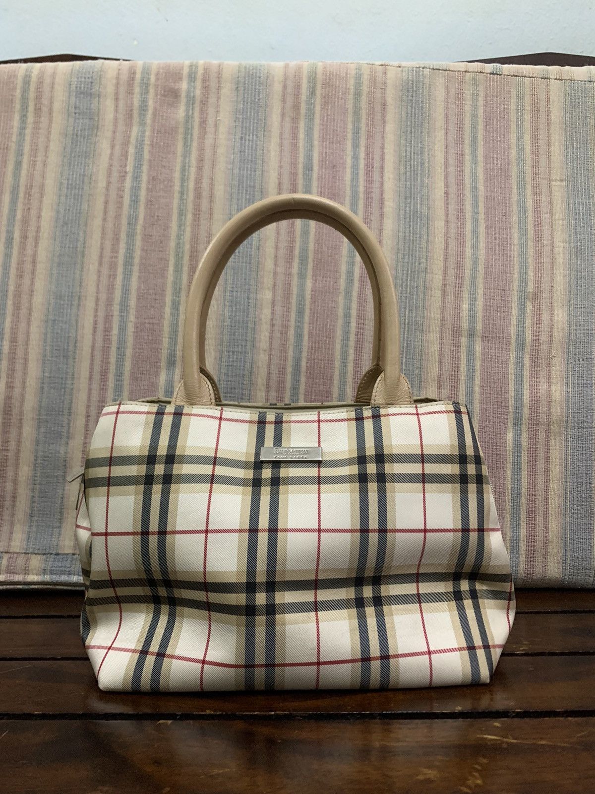 🔥BURBERRY LONDON BLUE LABEL HANDLE BAG