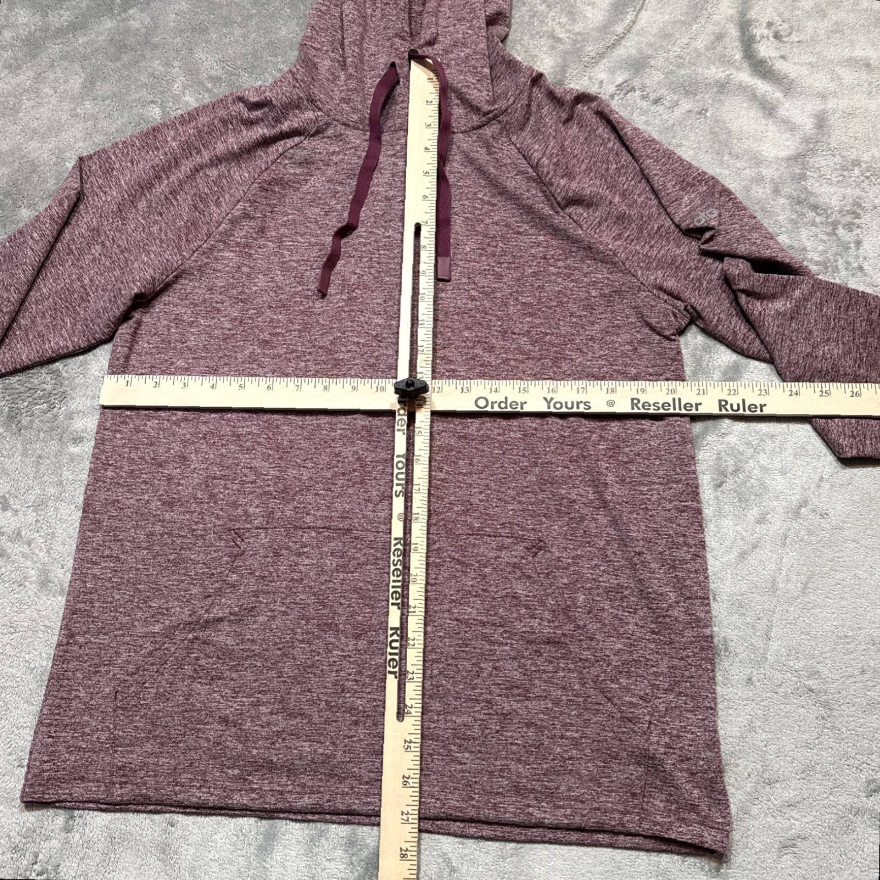 ALO Yoga Hoodie Shirt Mens M Red Lightweight Performance Hooded Runner  Pullover Sweatshirt Gym & Training