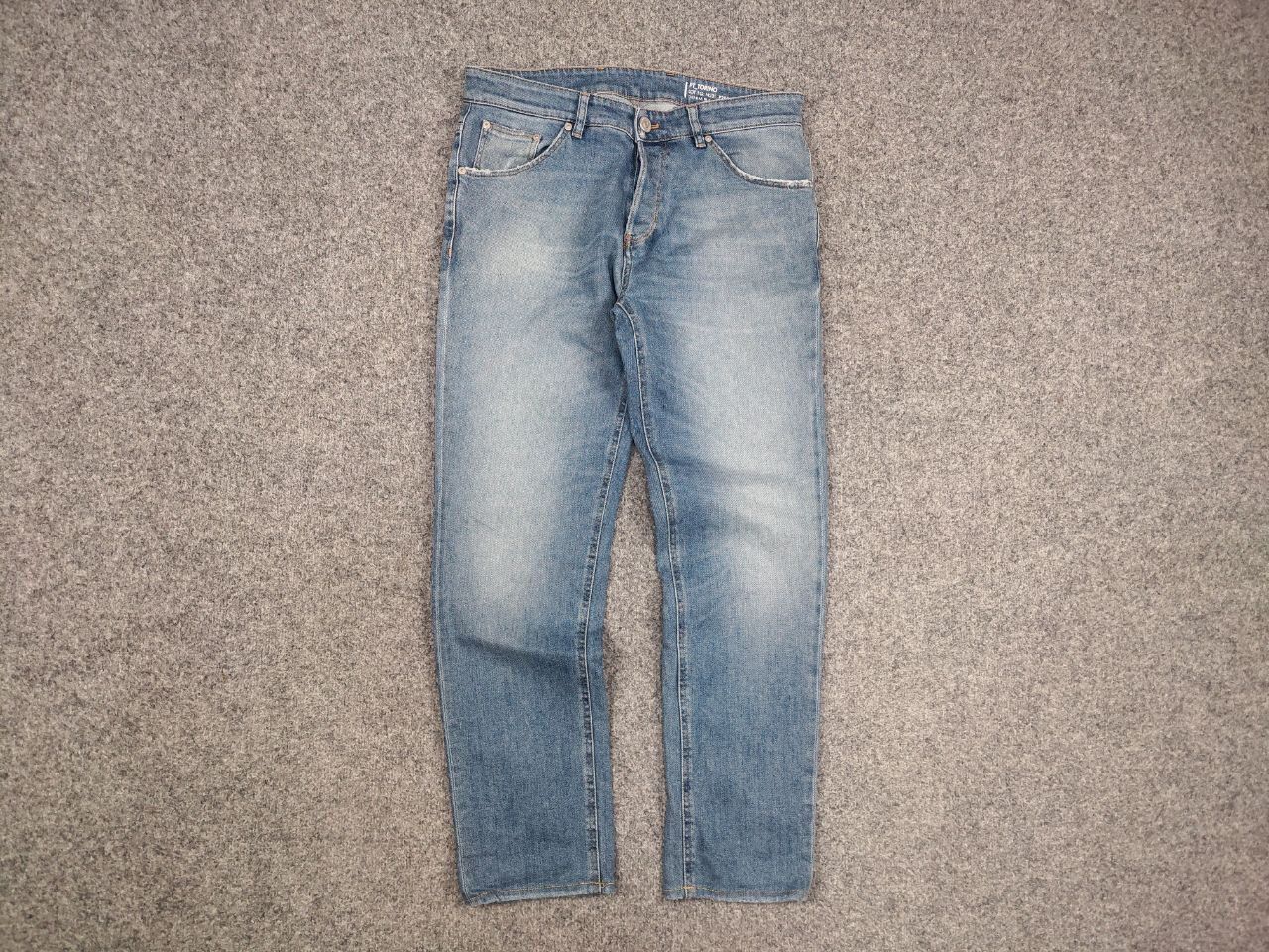 PT Torino PT Torino Reggae Design Ankle Wash blue Denim Jeans Size US 33 - 2 Thumbnail