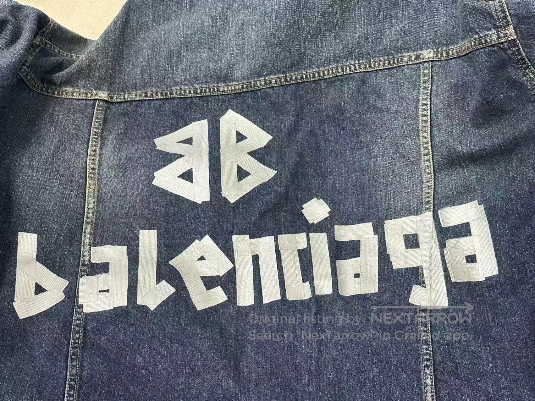 Balenciaga Balenciaga Washed Lapel Single-Breasted Oversized Jacket. Size US XL / EU 56 / 4 - 3 Thumbnail
