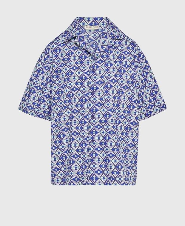 Emilio Pucci Short-sleeved blouse Size M / US 6-8 / IT 42-44 - 1 Thumbnail
